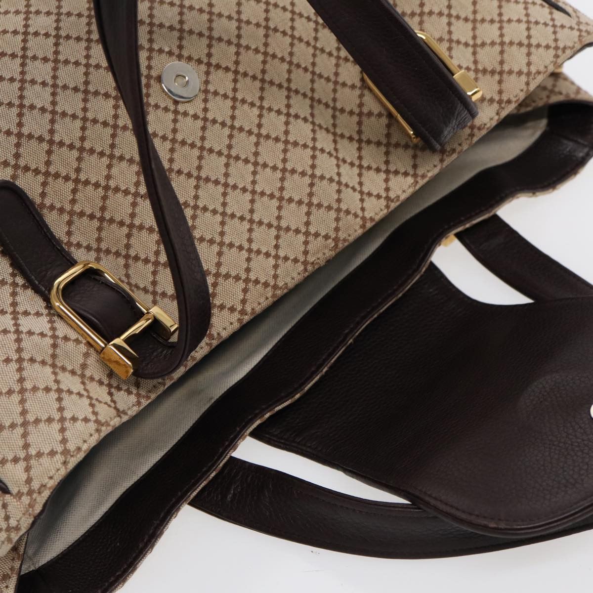 Gucci Diamante Beige Canvas Handbag (Pre-Owned) Size ONE SIZE - 18 Thumbnail