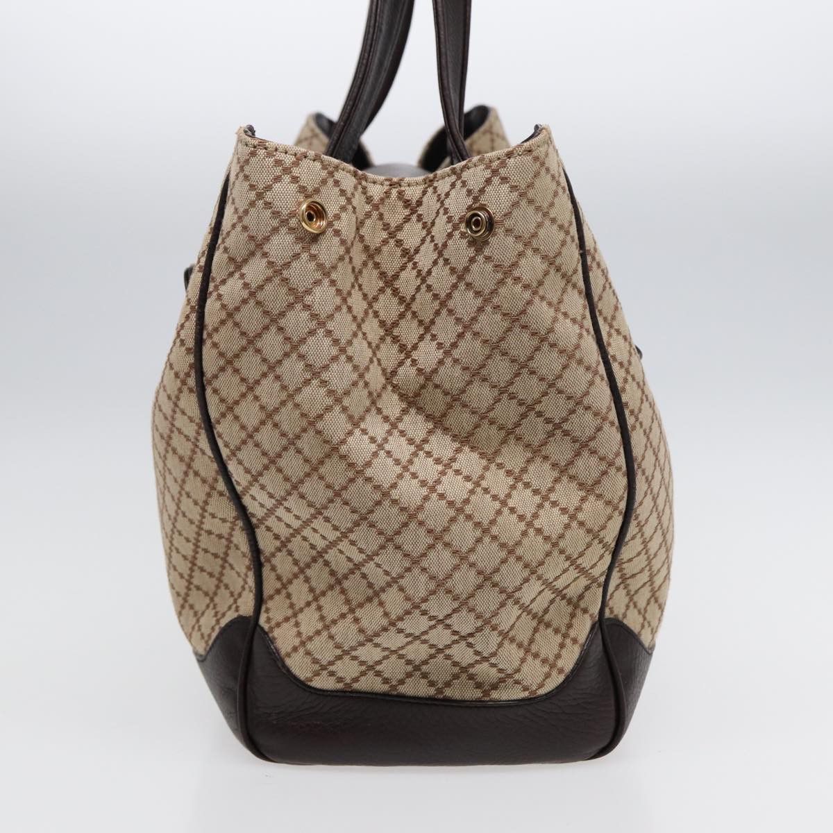 Gucci Diamante Beige Canvas Handbag (Pre-Owned) Size ONE SIZE - 3 Thumbnail