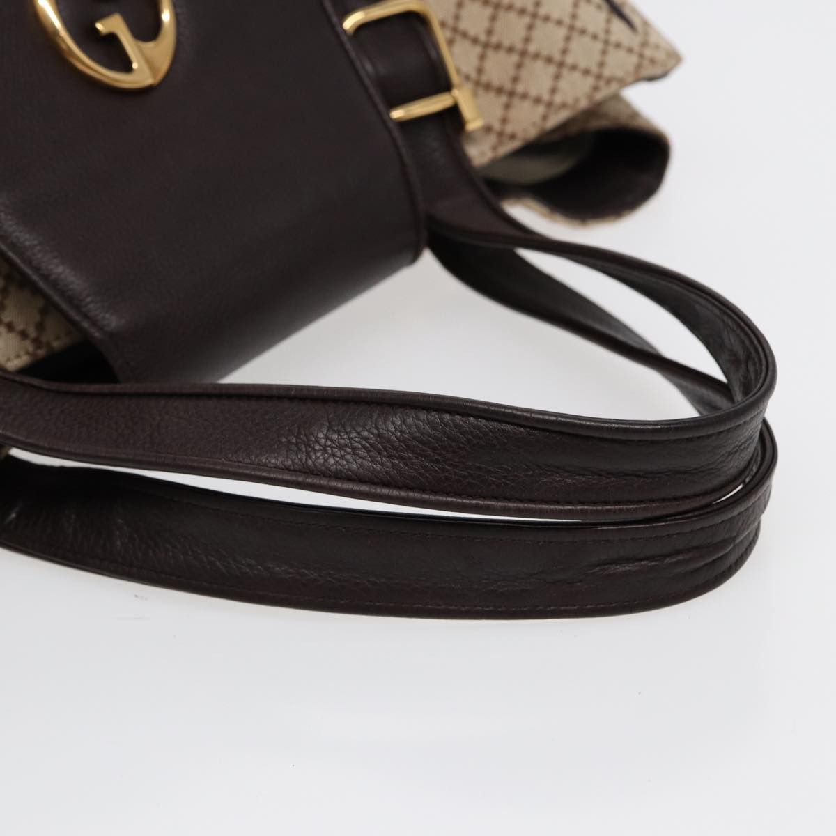 Gucci Diamante Beige Canvas Handbag (Pre-Owned) Size ONE SIZE - 4 Thumbnail