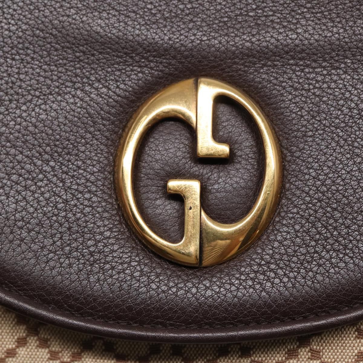 Gucci Diamante Beige Canvas Handbag (Pre-Owned) Size ONE SIZE - 6 Thumbnail