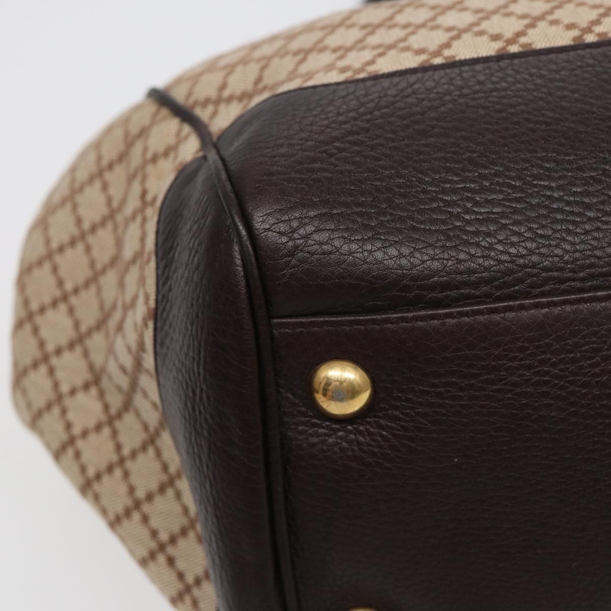 Gucci Diamante Beige Canvas Handbag (Pre-Owned) Size ONE SIZE - 15 Thumbnail