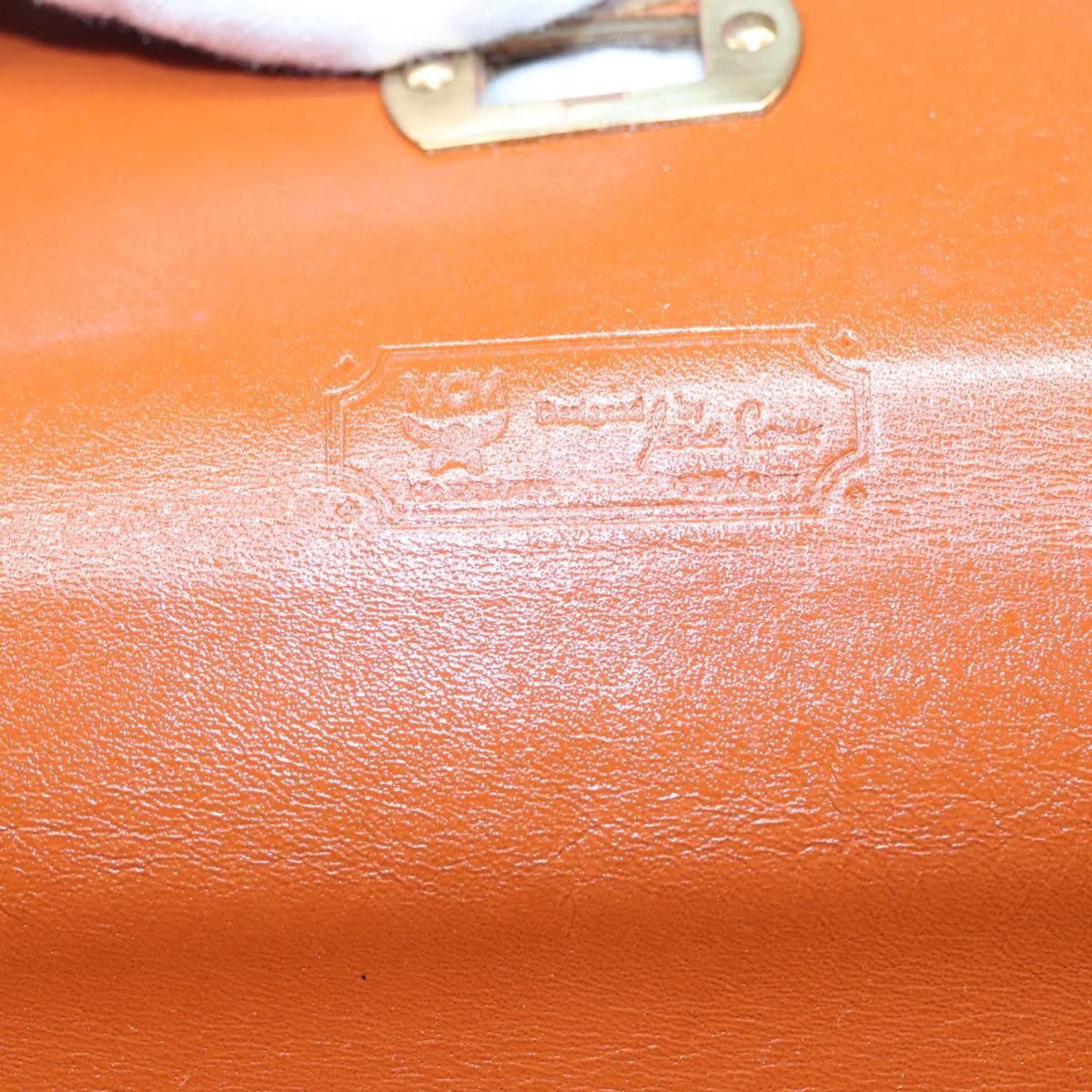 MCM Visetos Brown Leather Handbag (Pre-Owned) Size ONE SIZE - 10 Thumbnail