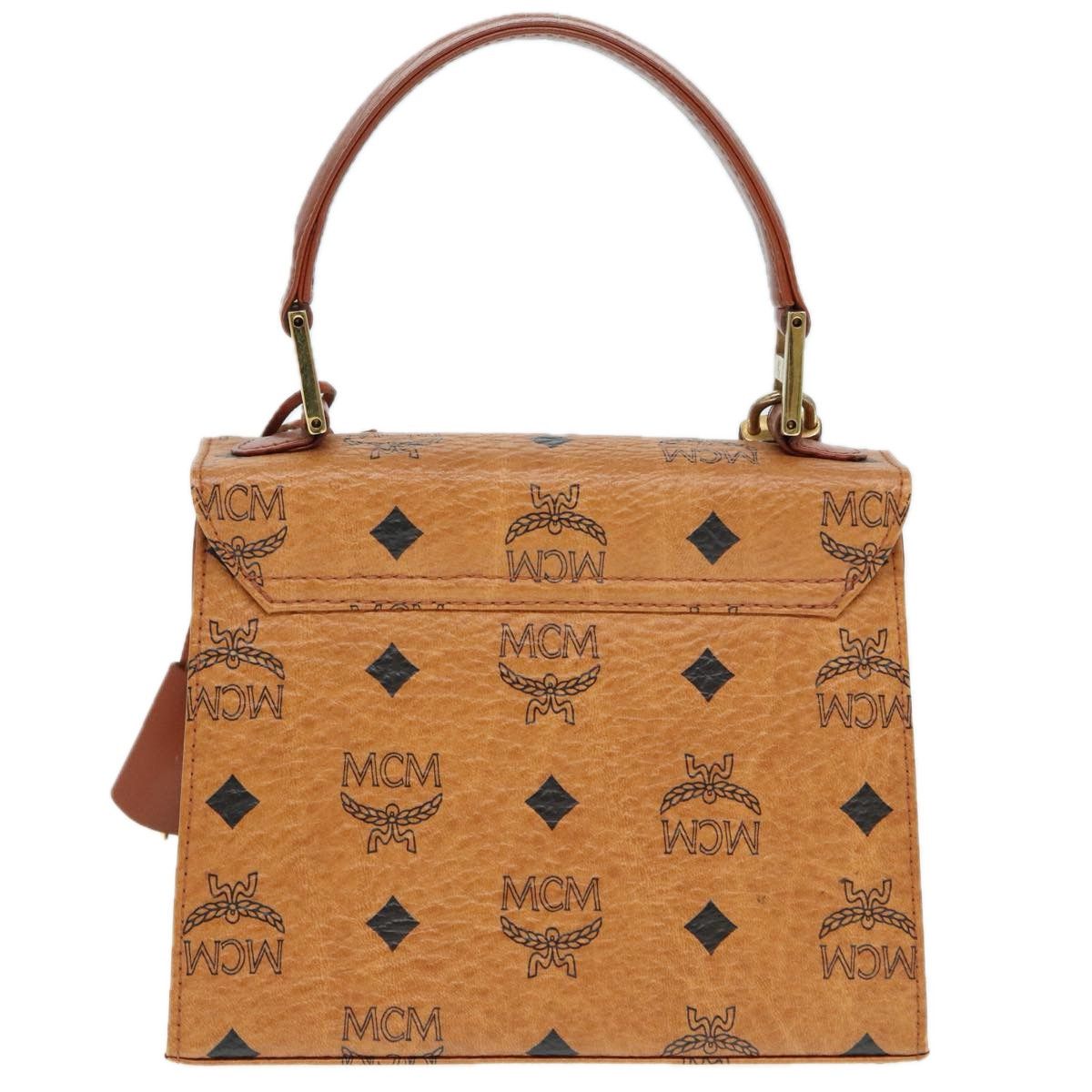 MCM Visetos Brown Leather Handbag (Pre-Owned) Size ONE SIZE - 2 Thumbnail