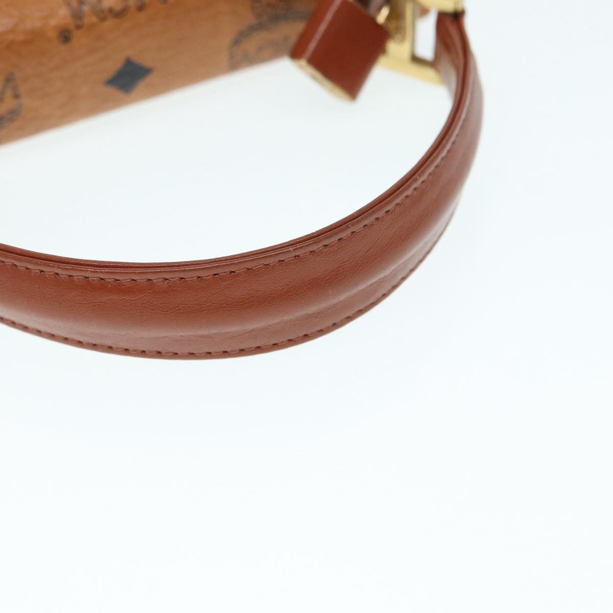 MCM Visetos Brown Leather Handbag (Pre-Owned) Size ONE SIZE - 5 Thumbnail