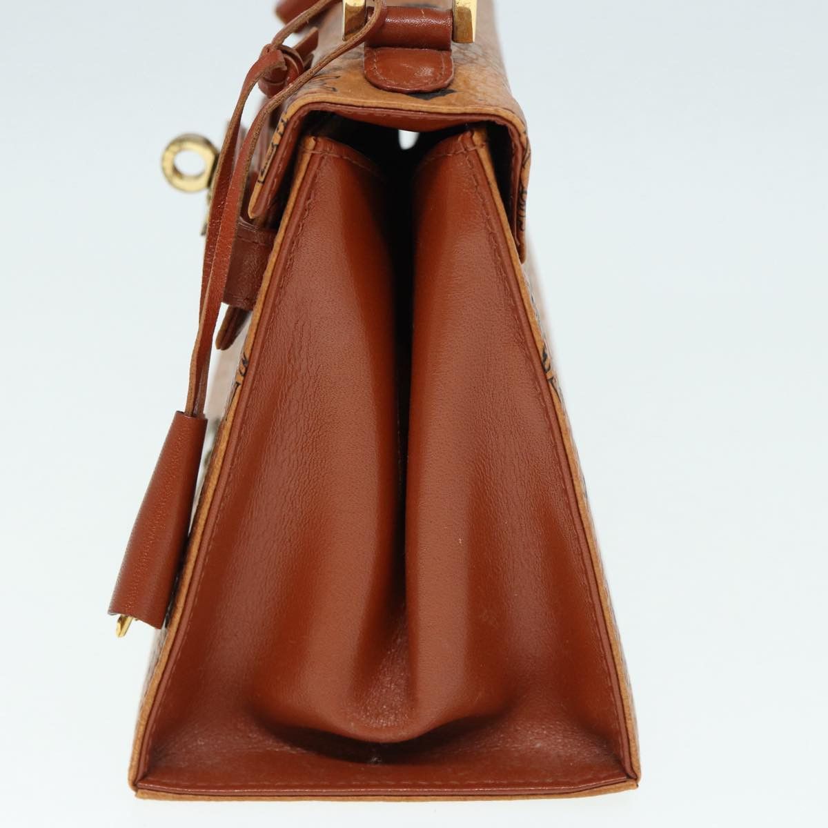 MCM Visetos Brown Leather Handbag (Pre-Owned) Size ONE SIZE - 3 Thumbnail