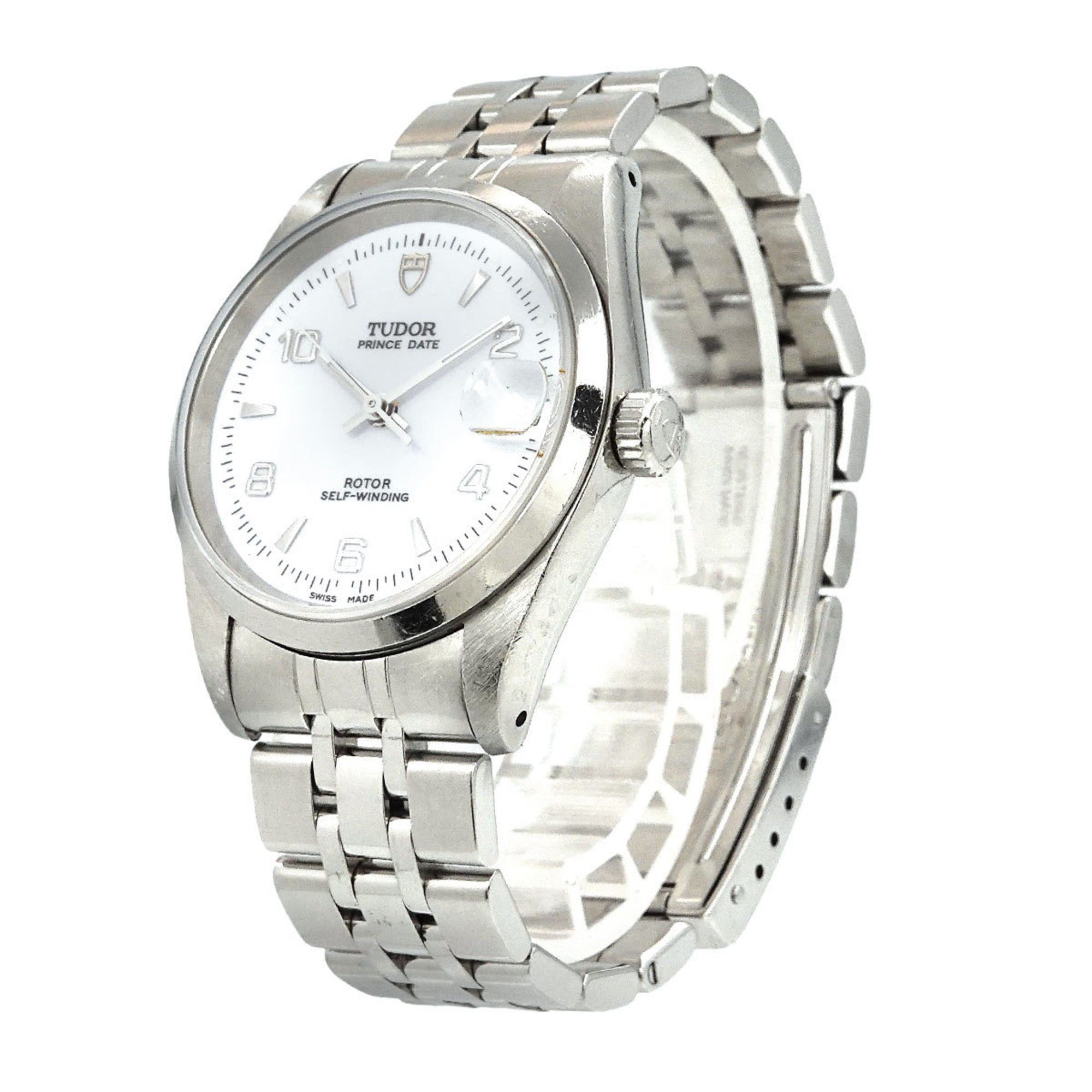 Tudor Tudor Prince Date 72000 Boys Watch White Automatic Grailed