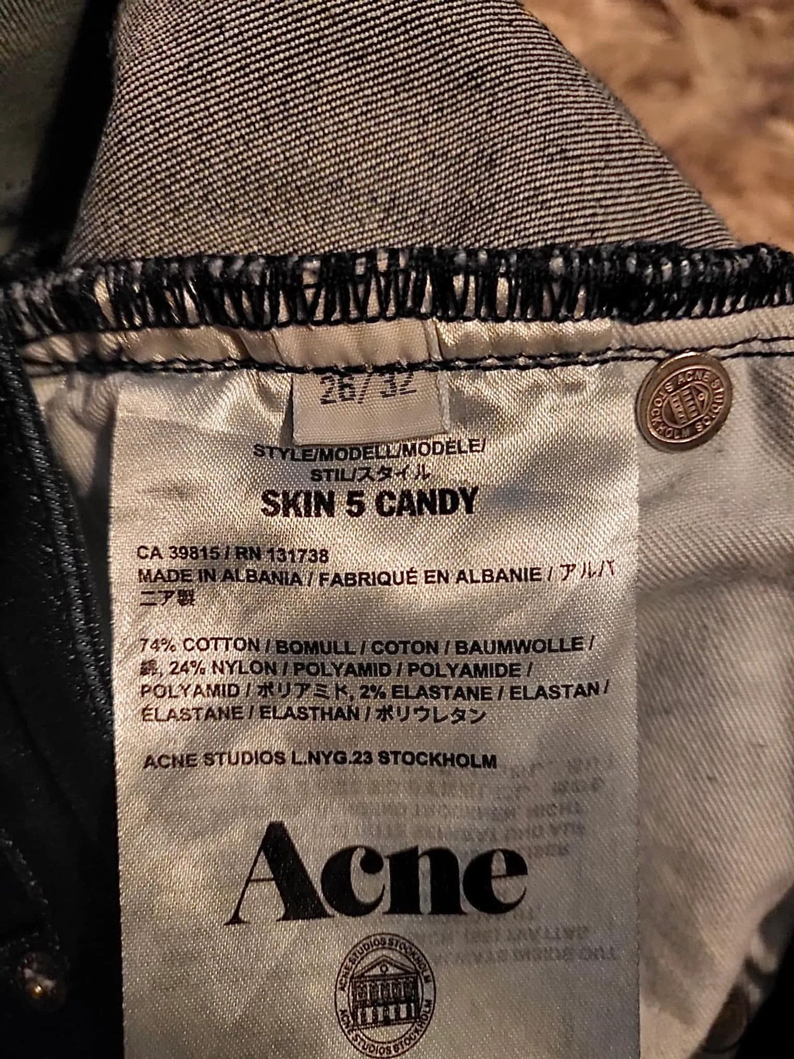 Acne Studios Acne Studios Skin 5 Candy Jeans Size 26" / US 2 / IT 38 - 3 Thumbnail
