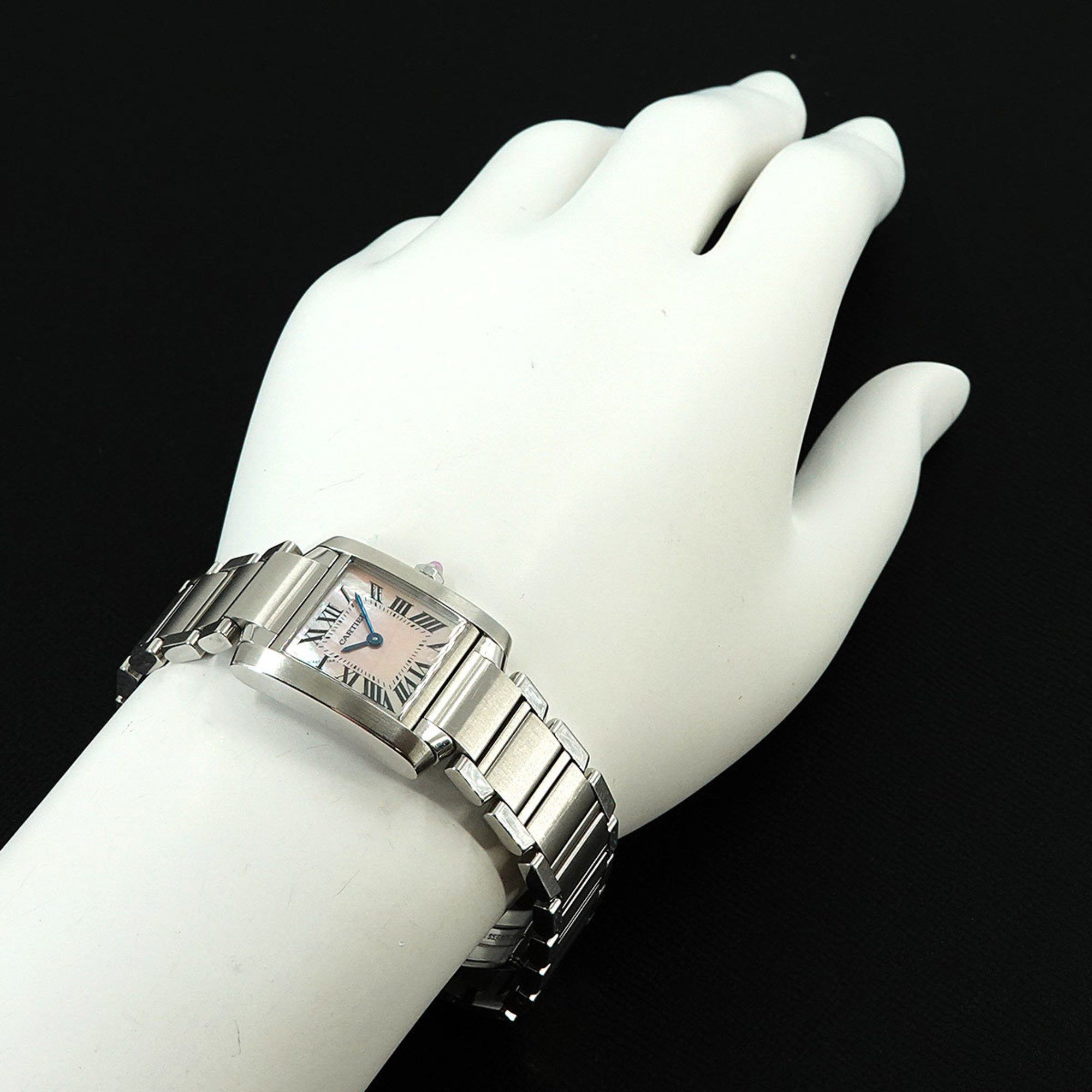 Cartier Cartier Tank Francaise SM W51028Q3 Ladies Watch Pink Shell