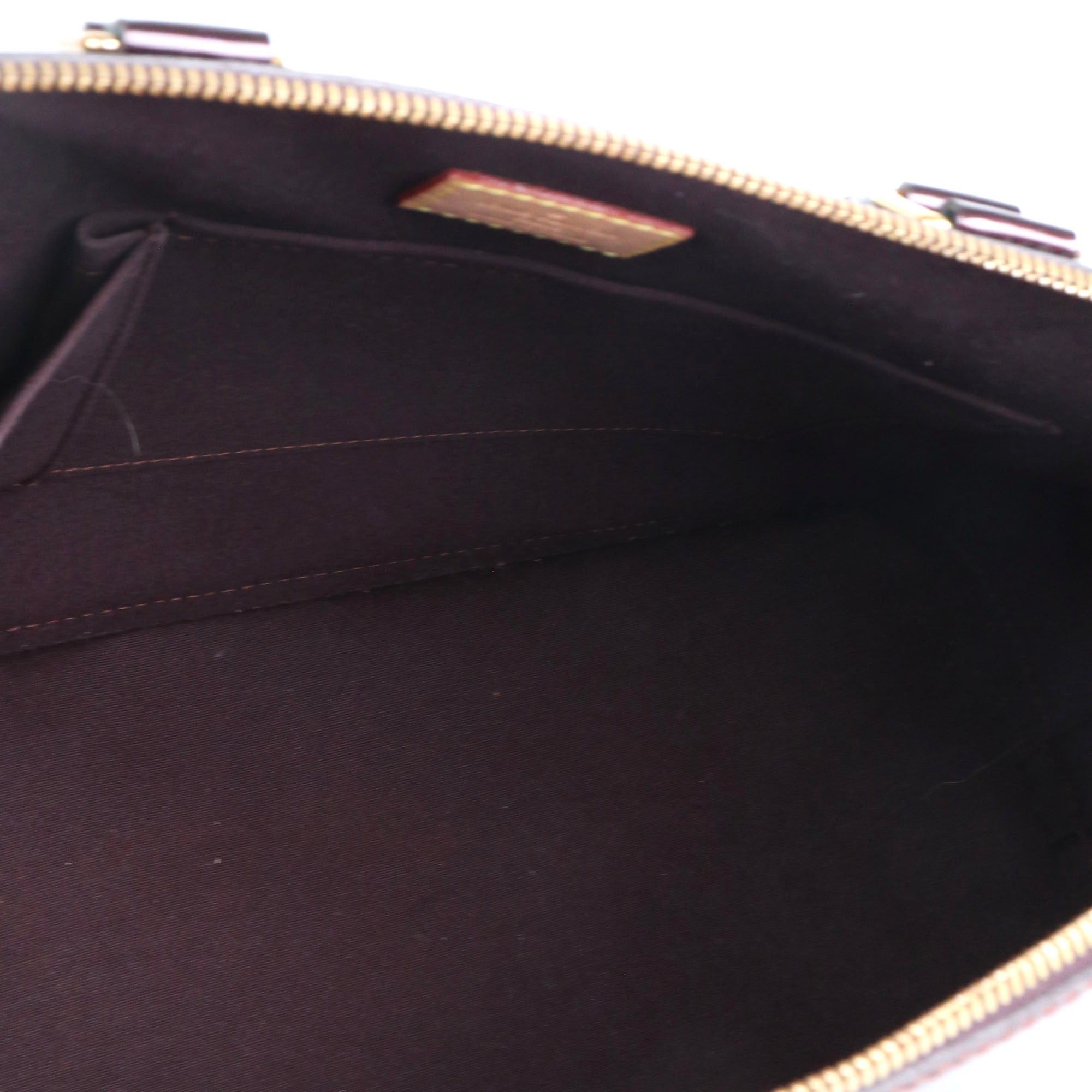 Louis Vuitton LOUIS VUITTON - Louis Vuitton Alma PM handbag in burgundy patent leather Size ONE SIZE - 9 Thumbnail