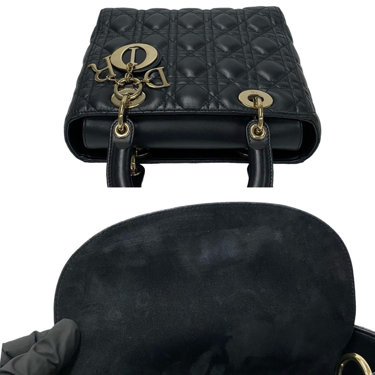 Dior Dior Shoulder Bag Black Lambskin Size ONE SIZE - 8 Thumbnail
