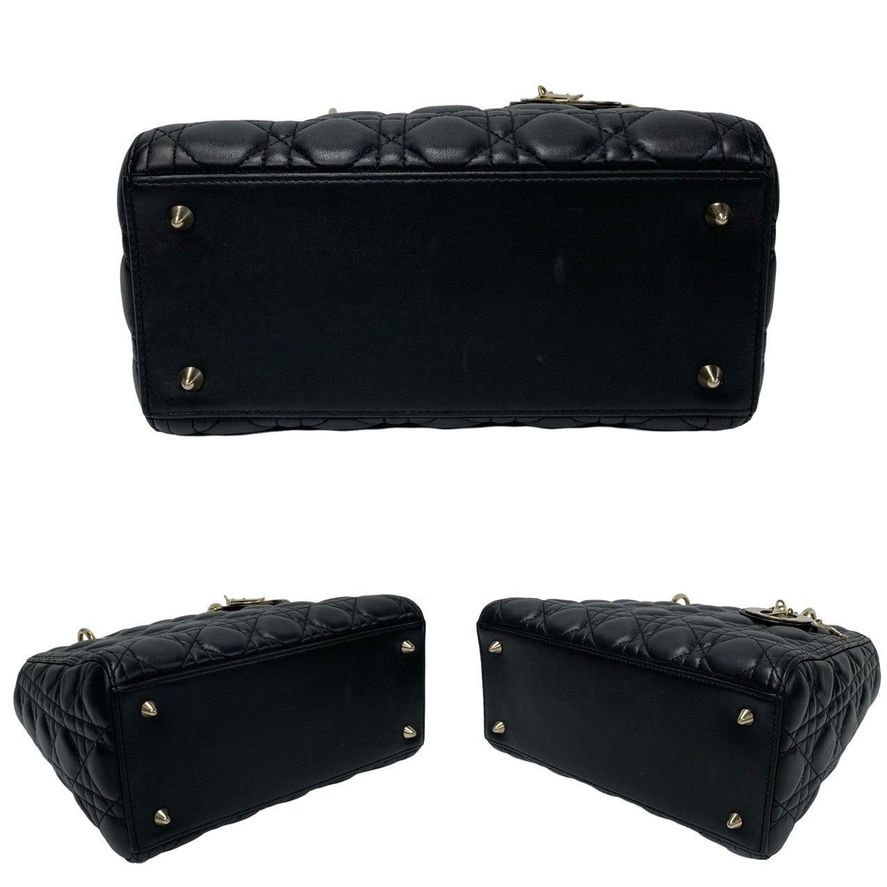 Dior Dior Shoulder Bag Black Lambskin Size ONE SIZE - 6 Thumbnail
