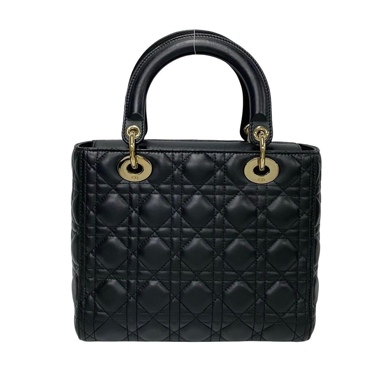 Dior Dior Shoulder Bag Black Lambskin Size ONE SIZE - 4 Thumbnail