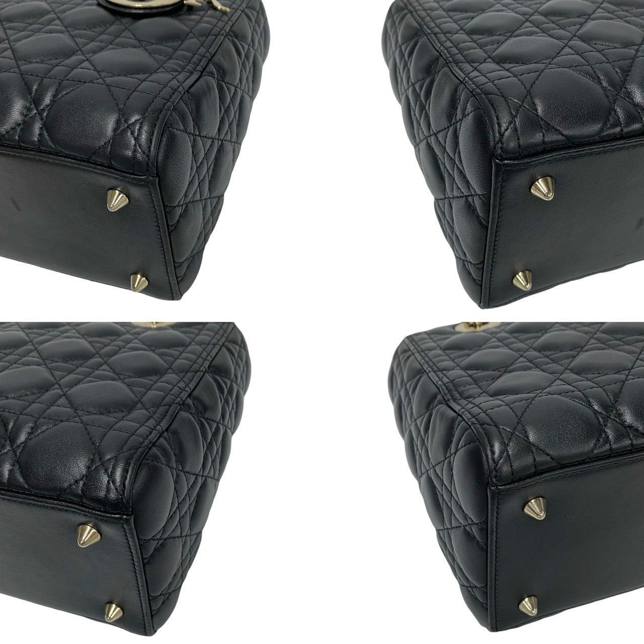 Dior Dior Shoulder Bag Black Lambskin Size ONE SIZE - 7 Thumbnail
