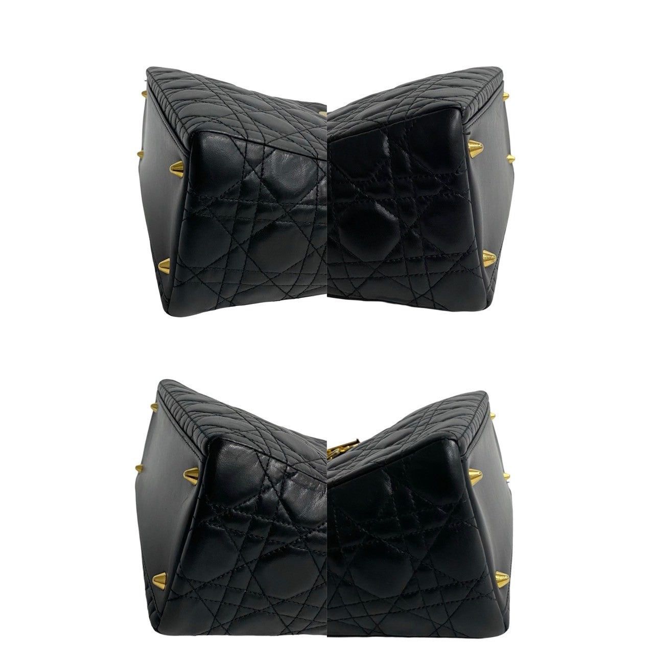 Dior Dior Handbag Black Lambskin Size ONE SIZE - 7 Thumbnail