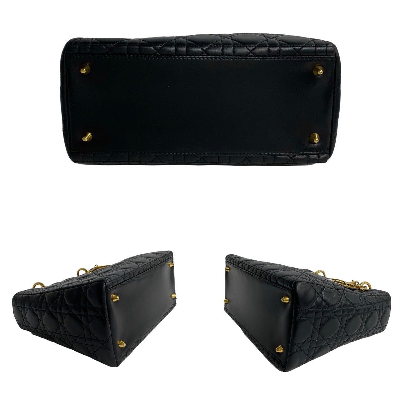 Dior Dior Handbag Black Lambskin Size ONE SIZE - 6 Thumbnail