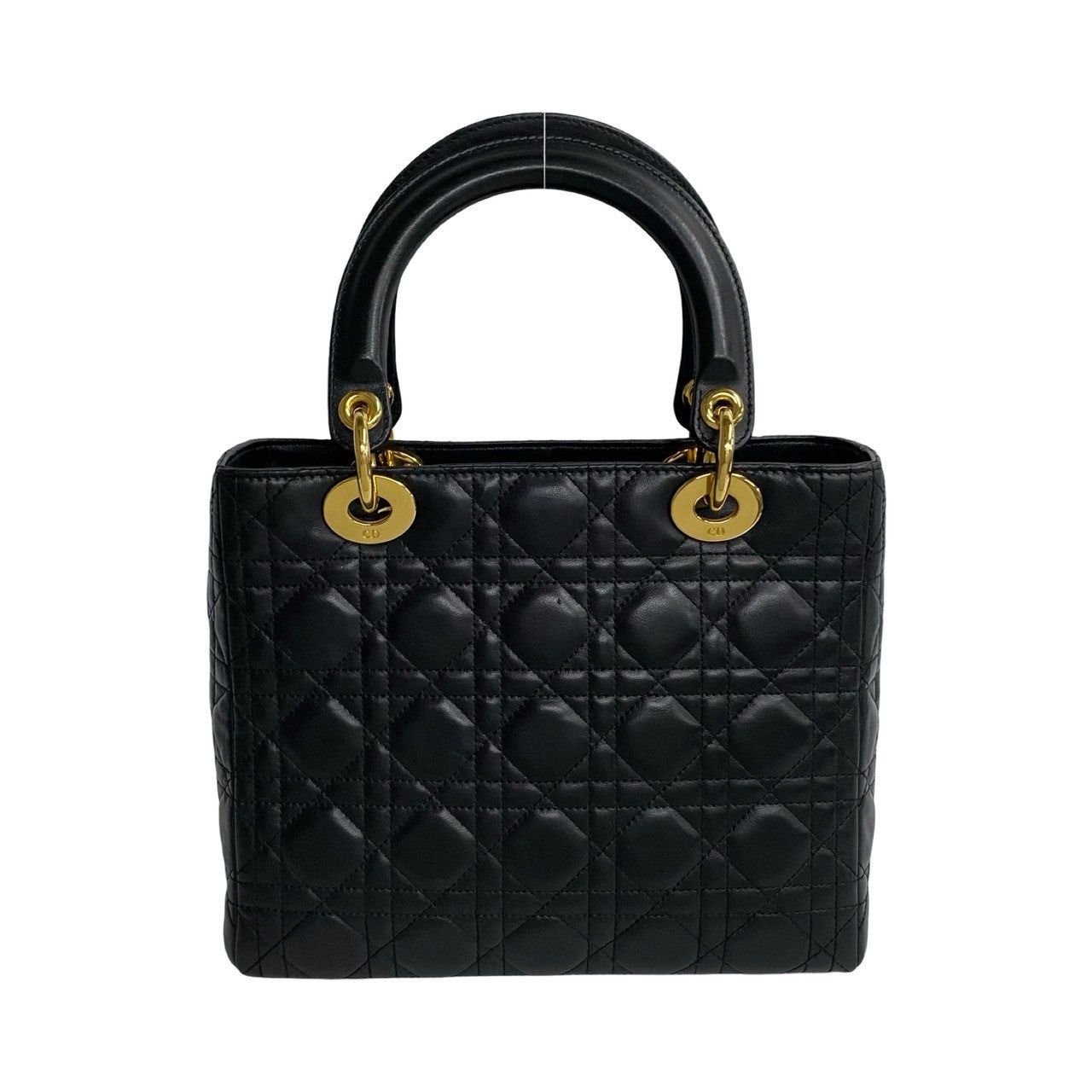 Dior Dior Handbag Black Lambskin Size ONE SIZE - 4 Thumbnail