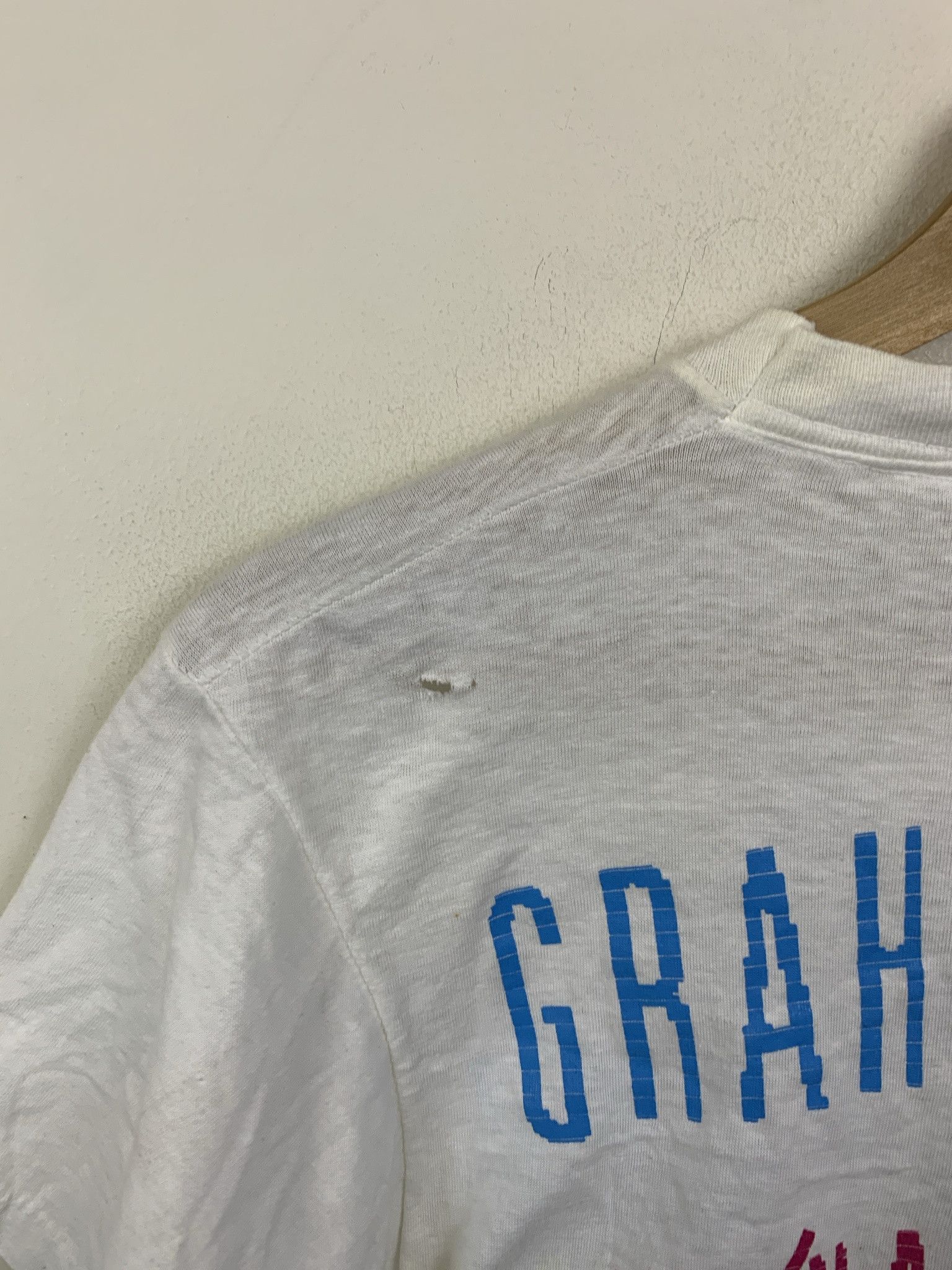 Other Vintaeg Graham Nash 1980s Solo Tour 1986 Single Stitch Tee Size L Size US L / EU 52-54 / 3 - 4 Thumbnail