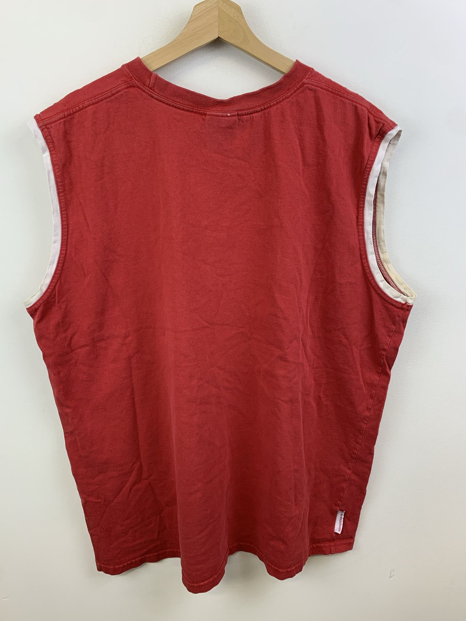 Nike Vintage 1990s Nike Basketball Tank Top Sleeveless Tee Size XL Size US XL / EU 56 / 4 - 4 Thumbnail