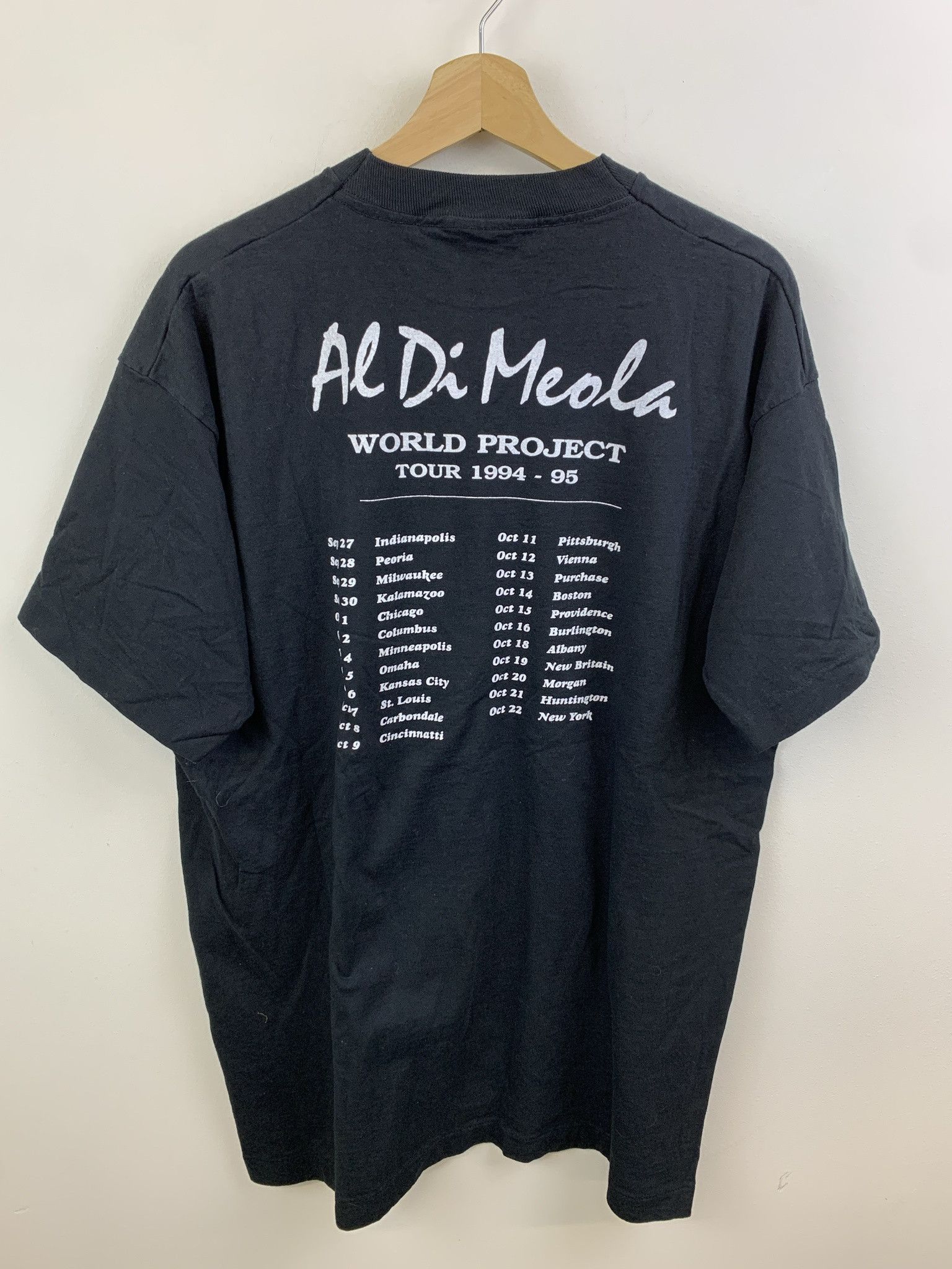 Other Vintage Al Di Meola 1994 Tour Single Stitch Rare Band Tee SIze XL Size US XL / EU 56 / 4 - 4 Thumbnail