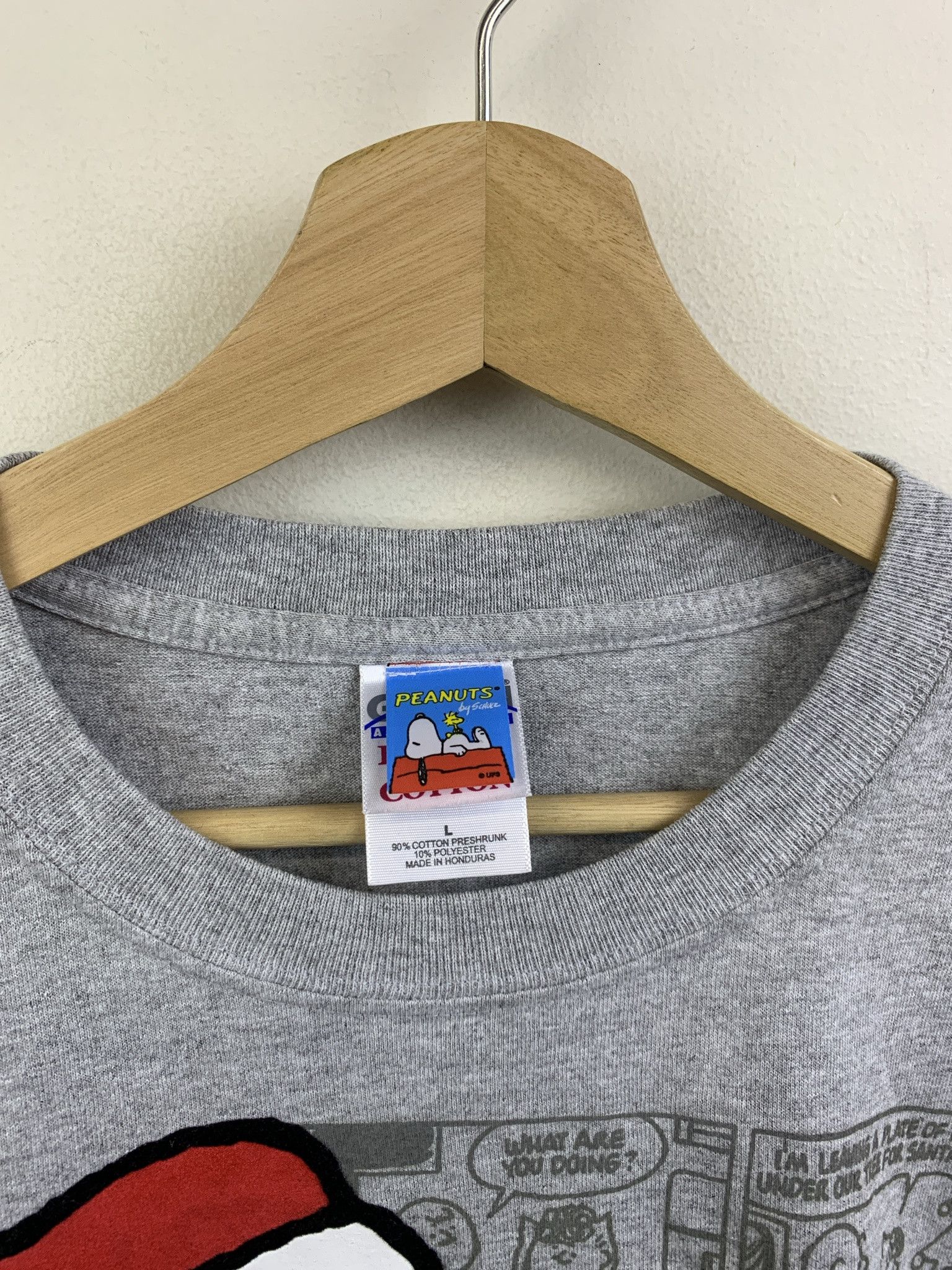 Disney Vintage Deadstock Snoopy Felted Tee Shirt NWT Size L Size US L / EU 52-54 / 3 - 2 Thumbnail