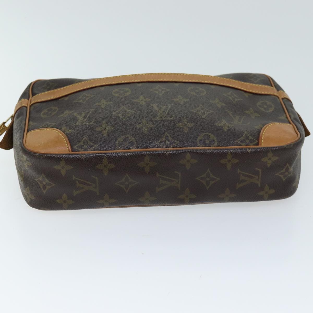 Louis Vuitton Compiegne 28 Brown Canvas Clutch Bag (Pre-Owned) Size ONE SIZE - 3 Thumbnail