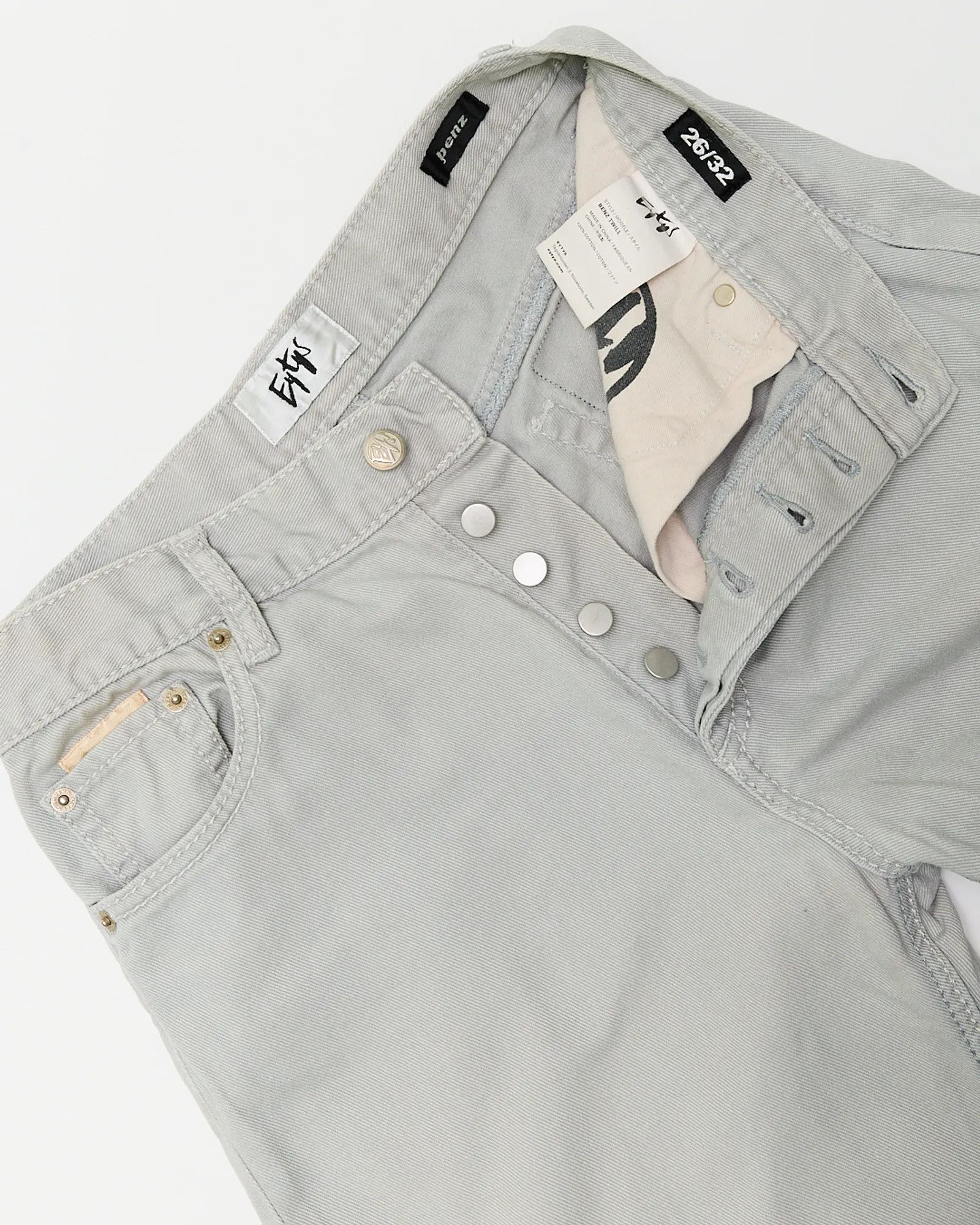 Eytys Eytys Benz Twill Sky Gray Pants Size 26" / US 2 / IT 38 - 4 Thumbnail