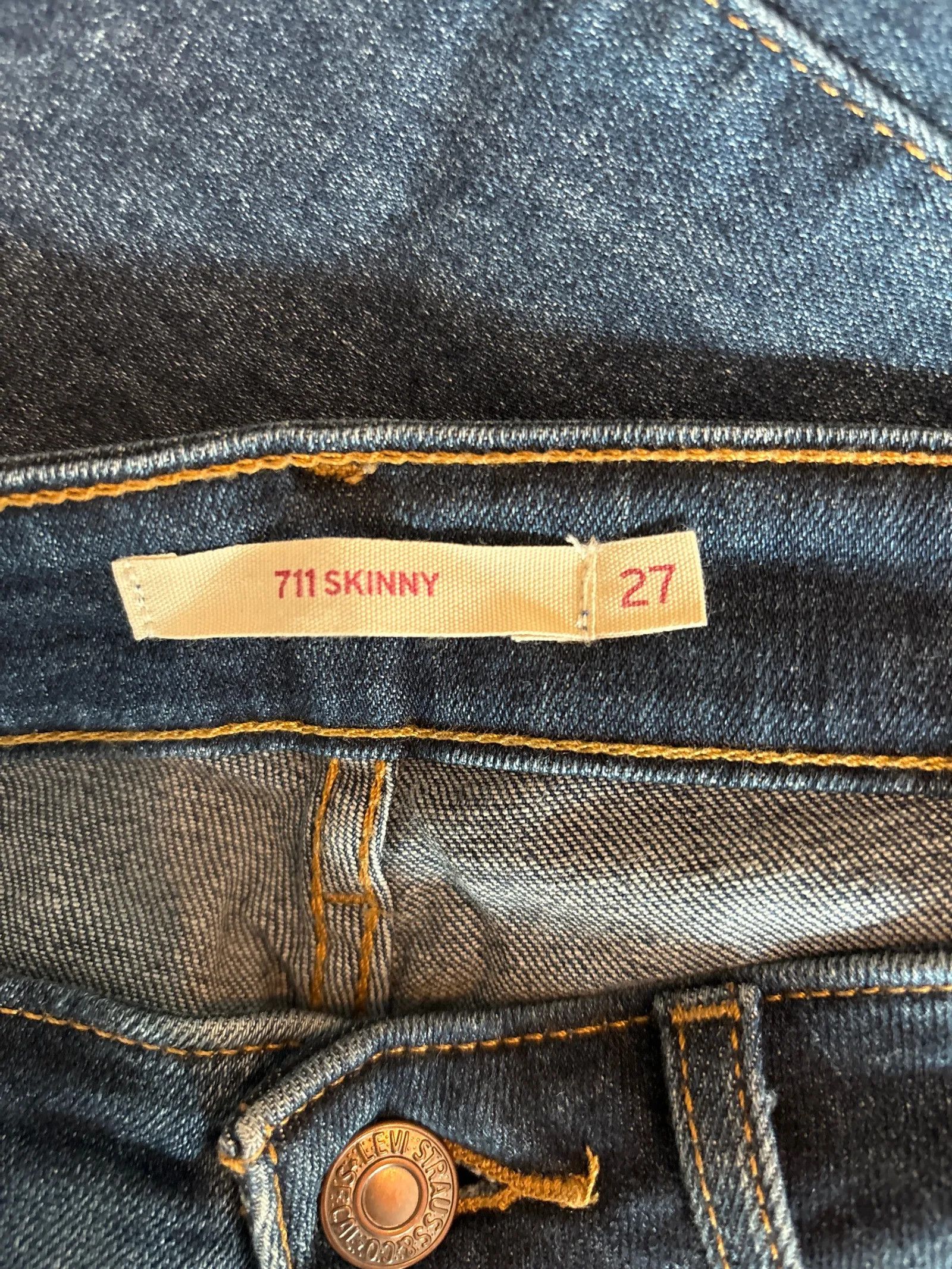 Levi's Levi's 711 Jeans Size 27" / US 4 / IT 40 - 3 Thumbnail