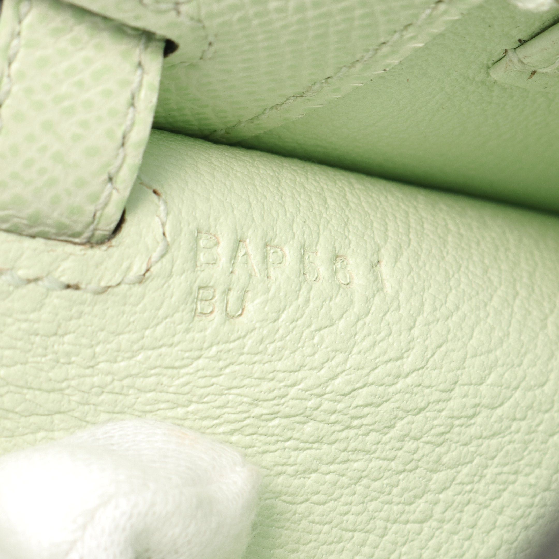 Hermes Hermes Kelly 25 Handbag Veau Epsom Light Green Silver Hardware Outside Sewing B Stamp Size ONE SIZE - 5 Thumbnail