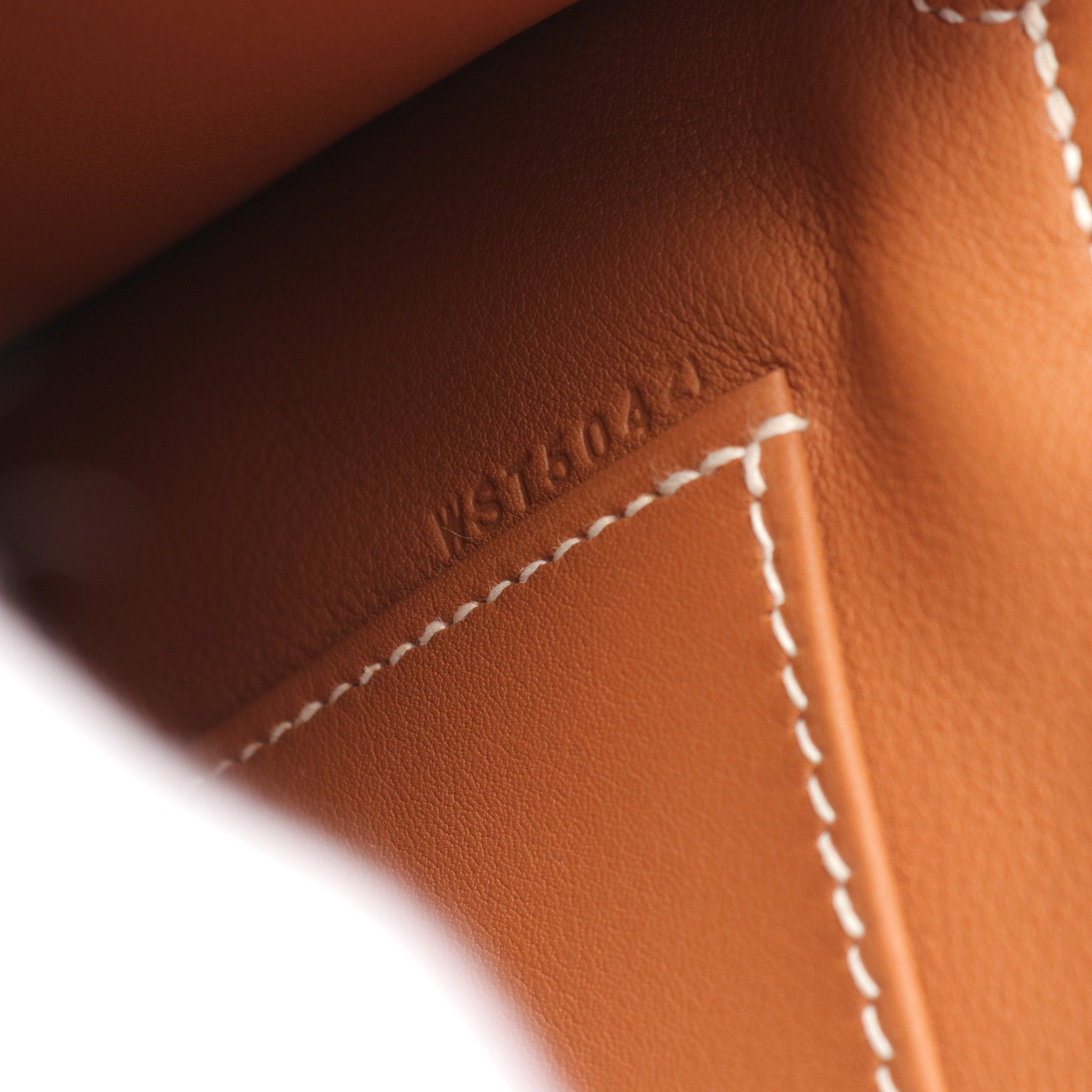 Hermes Hermes Pochette Kelly Mini Handbag Veau Swift Brown Gold Hardware Double Engraved Size ONE SIZE - 5 Thumbnail