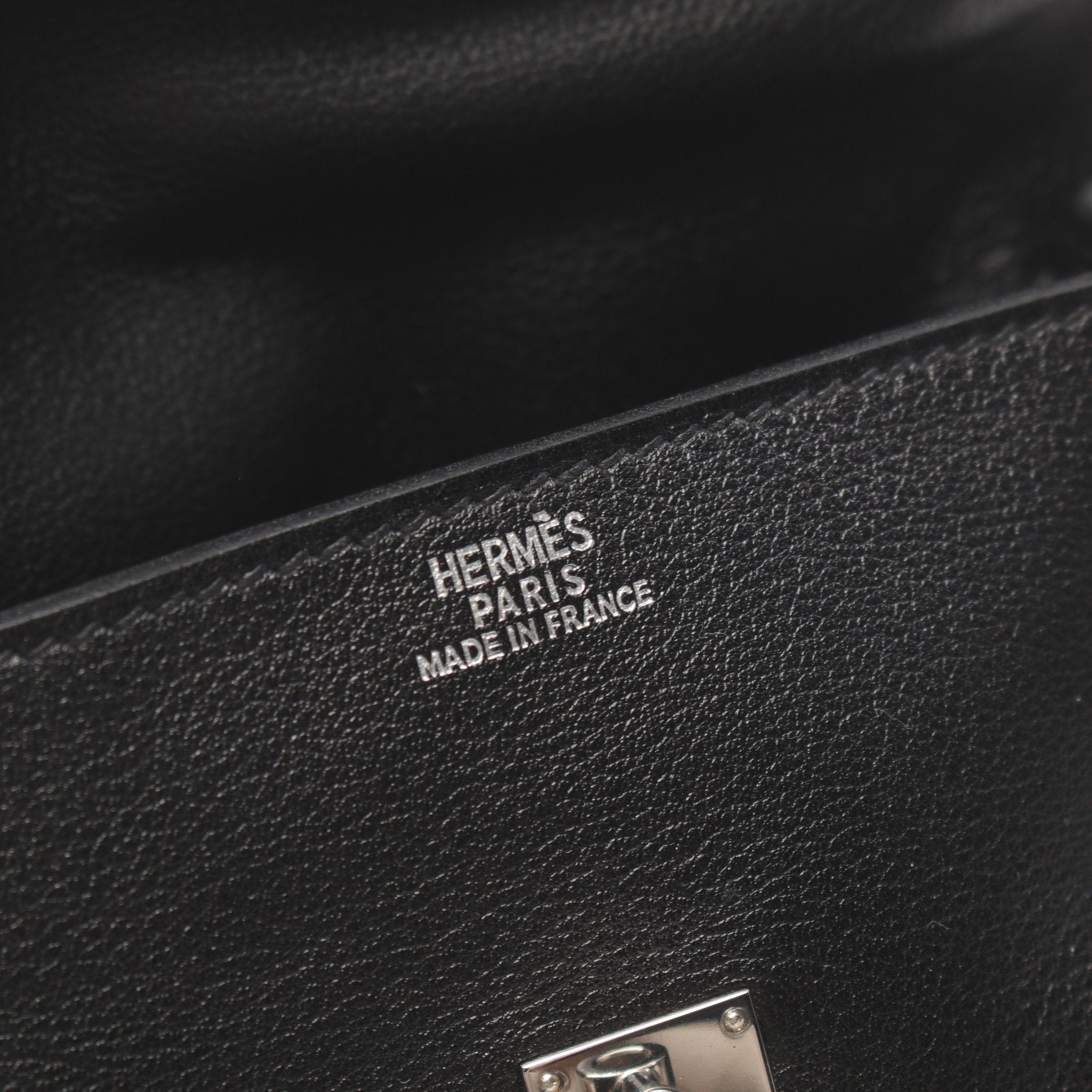 Hermes Hermes Handbag Veau Gulliver Black Silver Hardware □D Stamp Size ONE SIZE - 4 Thumbnail