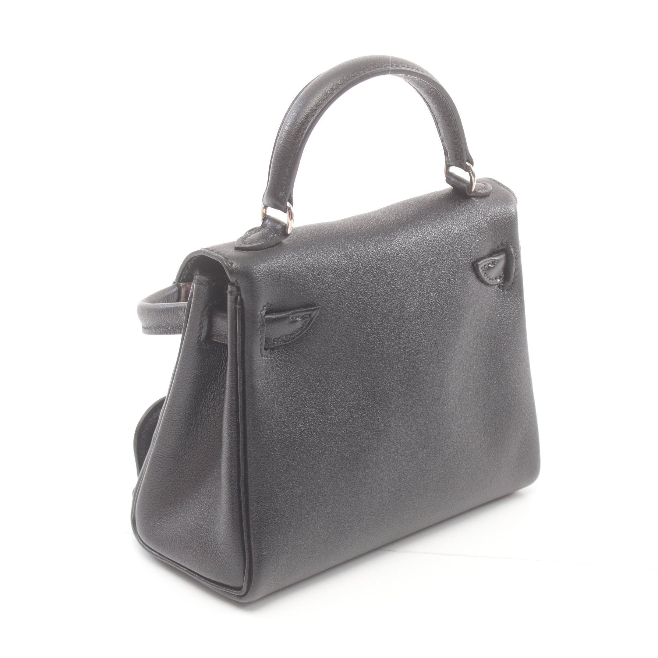 Hermes Hermes Handbag Veau Gulliver Black Silver Hardware □D Stamp Size ONE SIZE - 2 Thumbnail