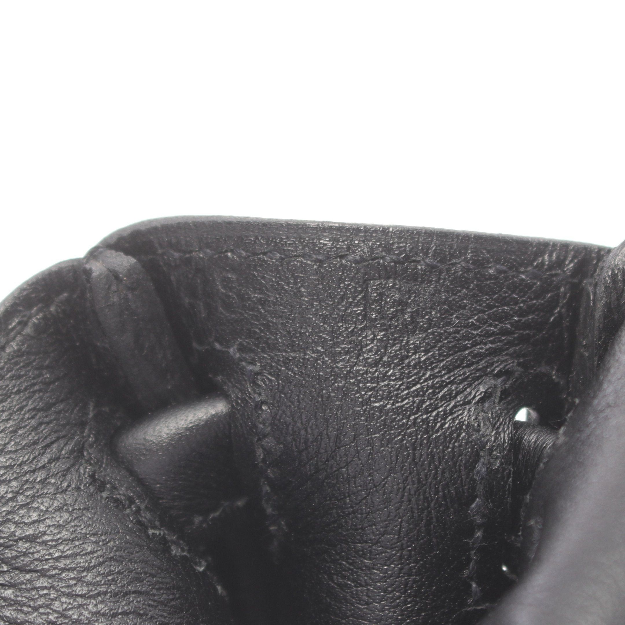 Hermes Hermes Handbag Veau Gulliver Black Silver Hardware □D Stamp Size ONE SIZE - 5 Thumbnail
