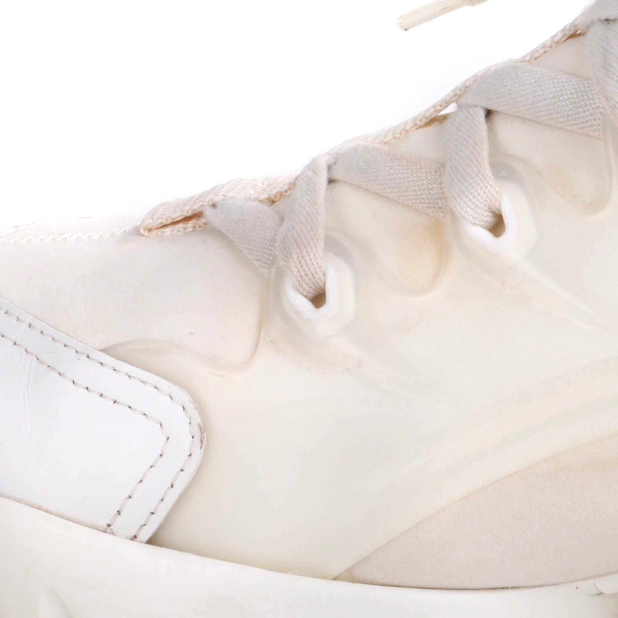 Dior DIOR - Dior D-Connect sneakers in white canvas (T39) Size US 8 / IT 38 - 4 Thumbnail