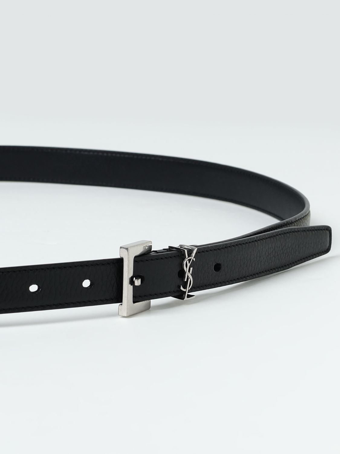 Saint Laurent Paris Saint Laurent Belt Men Black Size ONE SIZE - 2 Thumbnail