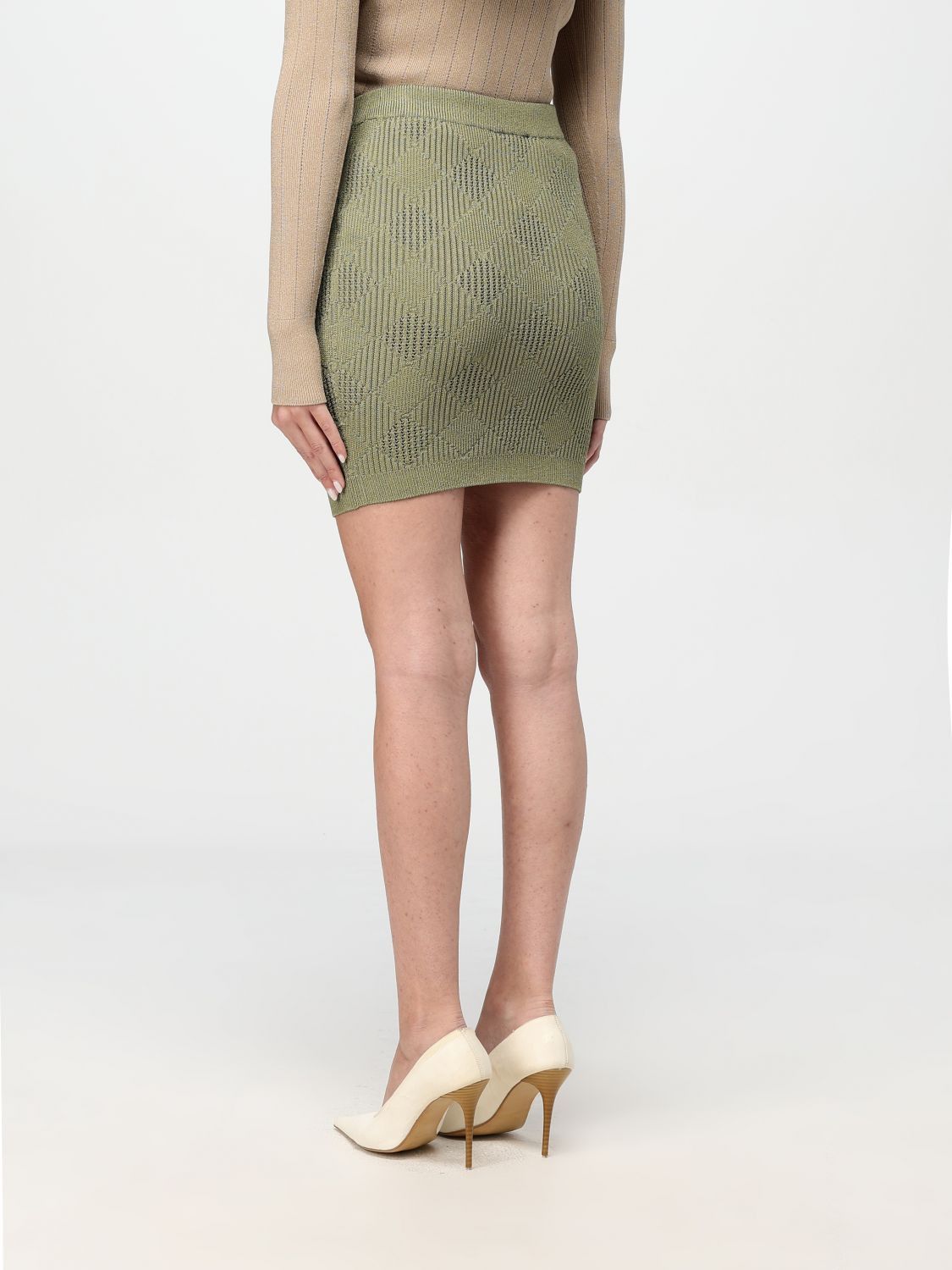 Balmain Balmain Skirt Woman Green Size 26" / US 2 / IT 38 - 3 Thumbnail