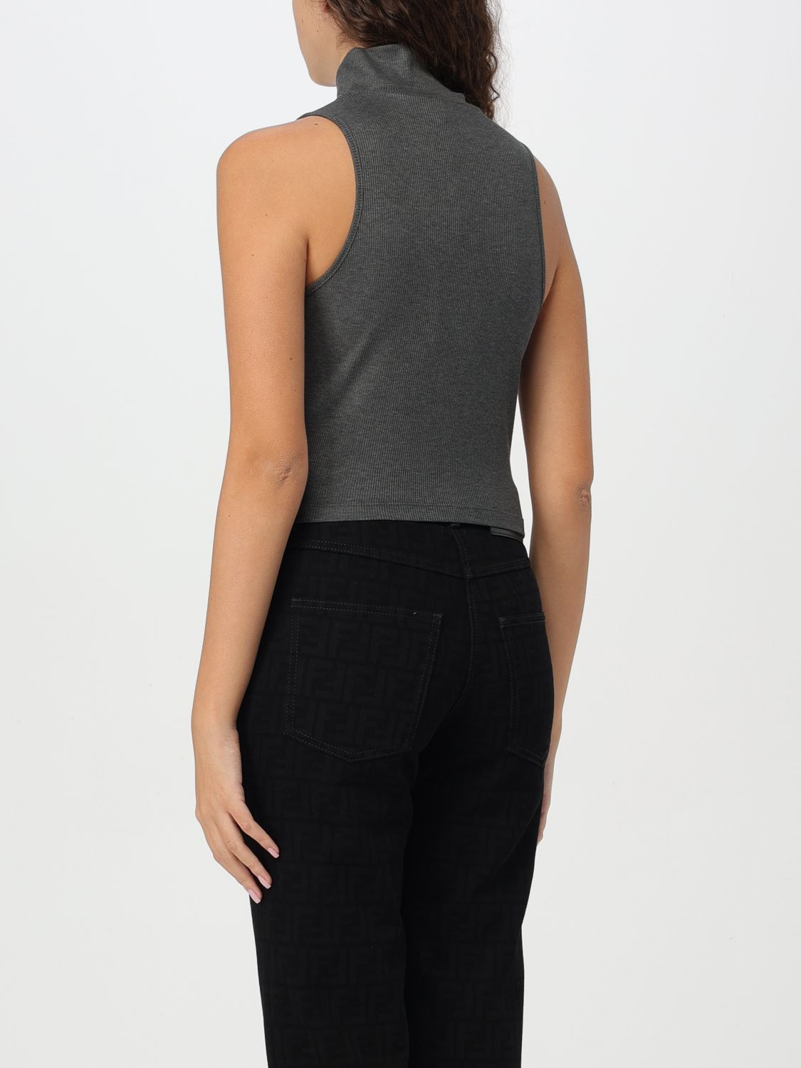 Fendi Fendi Sweater Woman Grey Size M / US 6-8 / IT 42-44 - 3 Thumbnail