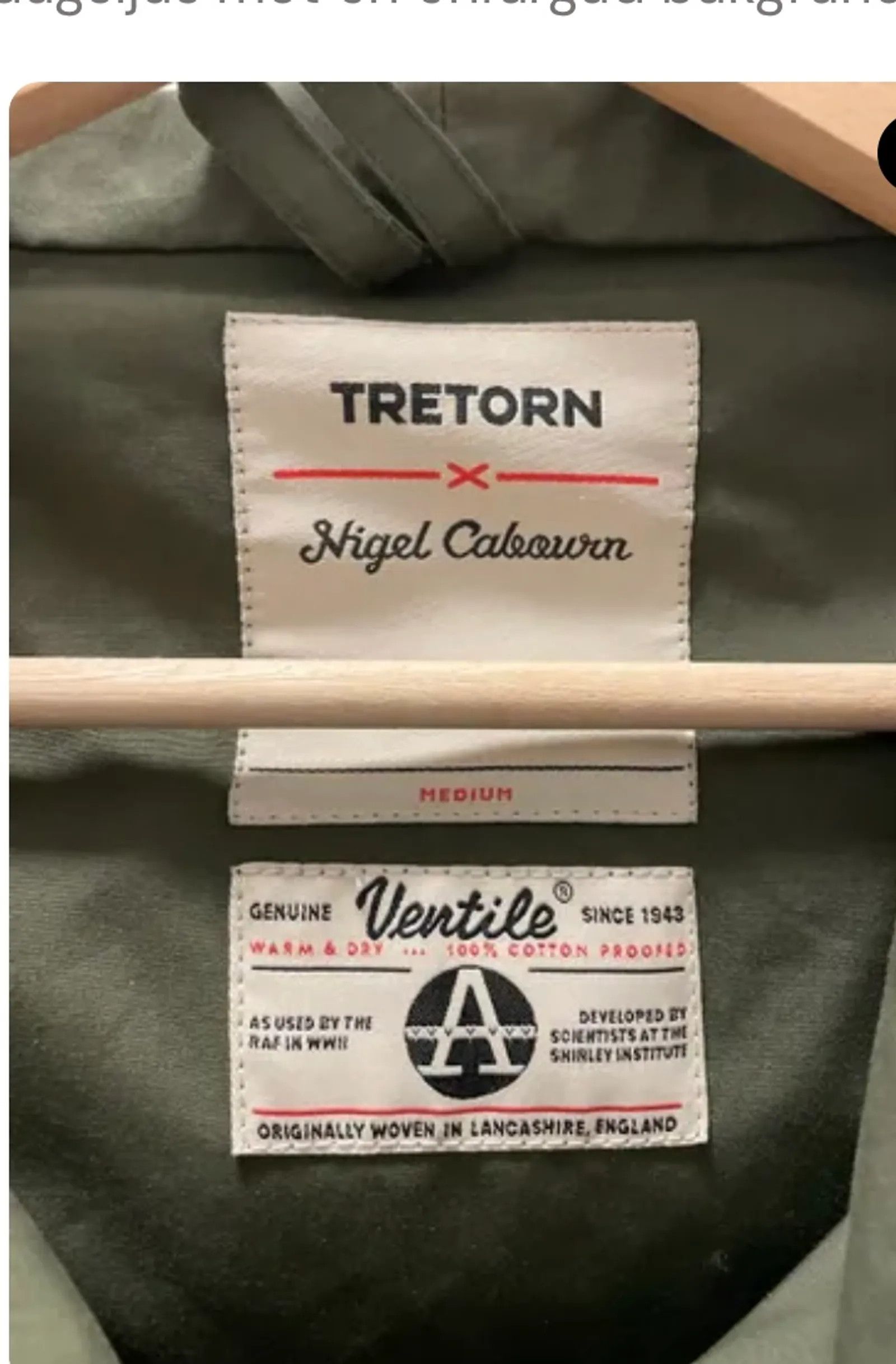Tretorn Tretorn x Nigel Carbourn TRETORN x Nigel Carbourm Rain Coat Size US M / EU 48-50 / 2 - 3 Thumbnail