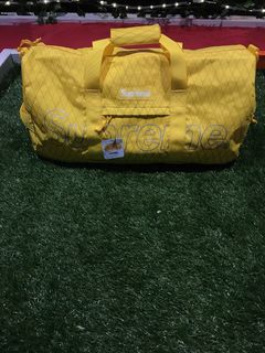 Yellow supreme hot sale duffle bag