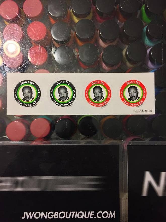 Supreme 2018 Supreme Don’t Let The Dream Die 1963 Pack Of 4 Sticker Size ONE SIZE - 1 Thumbnail