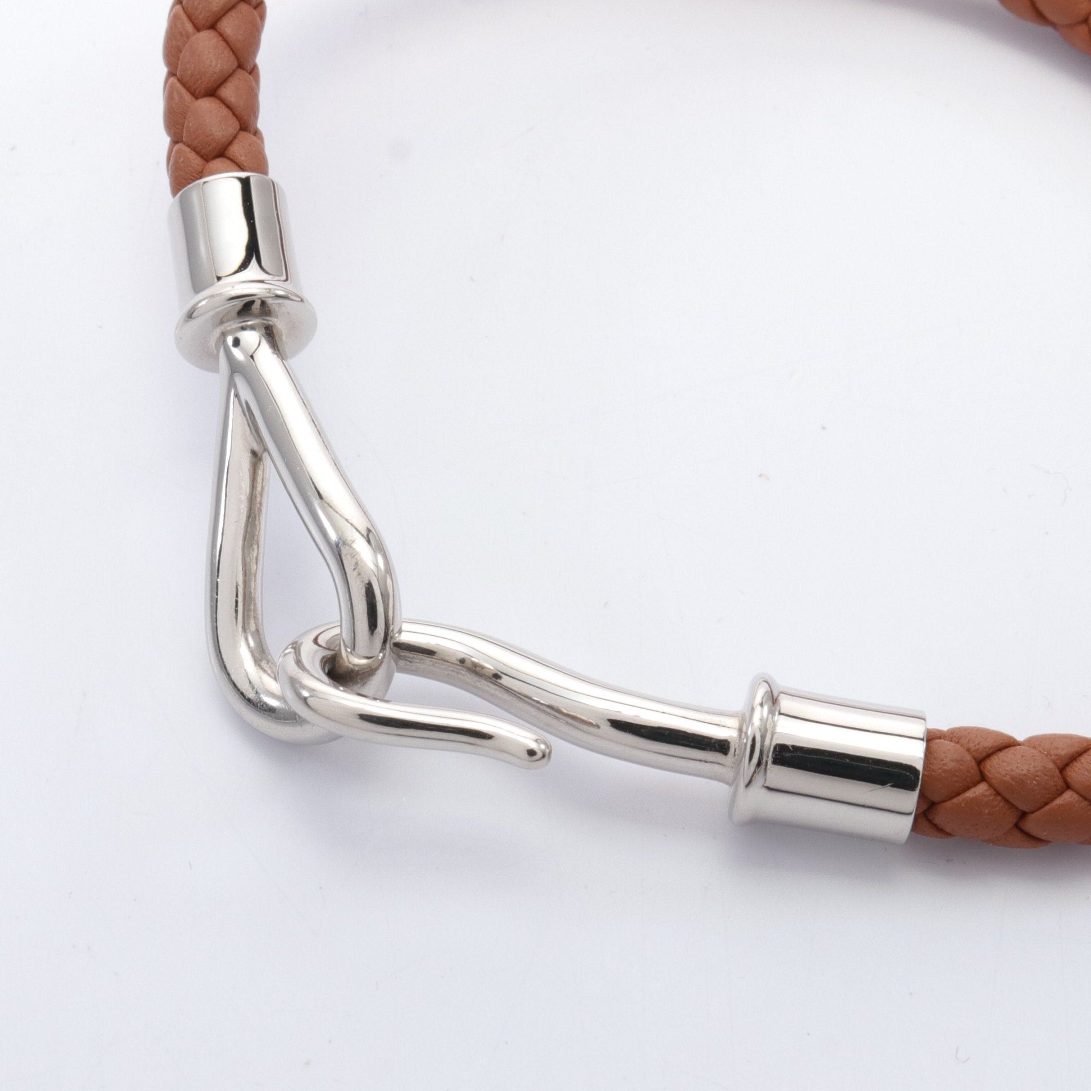 Hermes Hermes Jumbo Bracelet Leather Gp Brown Gold Size ONE SIZE - 3 Thumbnail