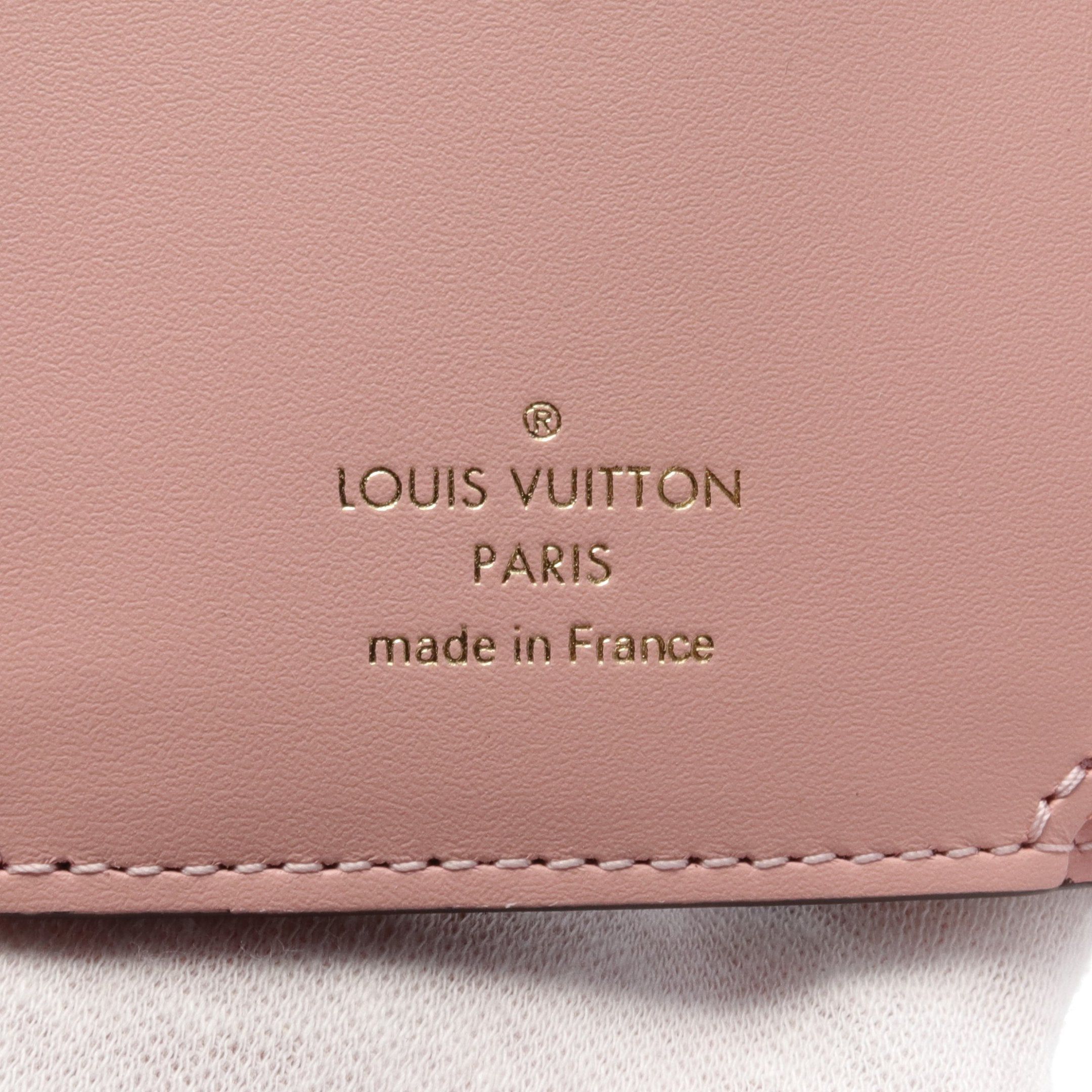 Louis Vuitton Louis Vuitton Portefeuil Celeste Monogram Rose Ballerina Trifold Wallet Brown Size ONE SIZE - 4 Thumbnail