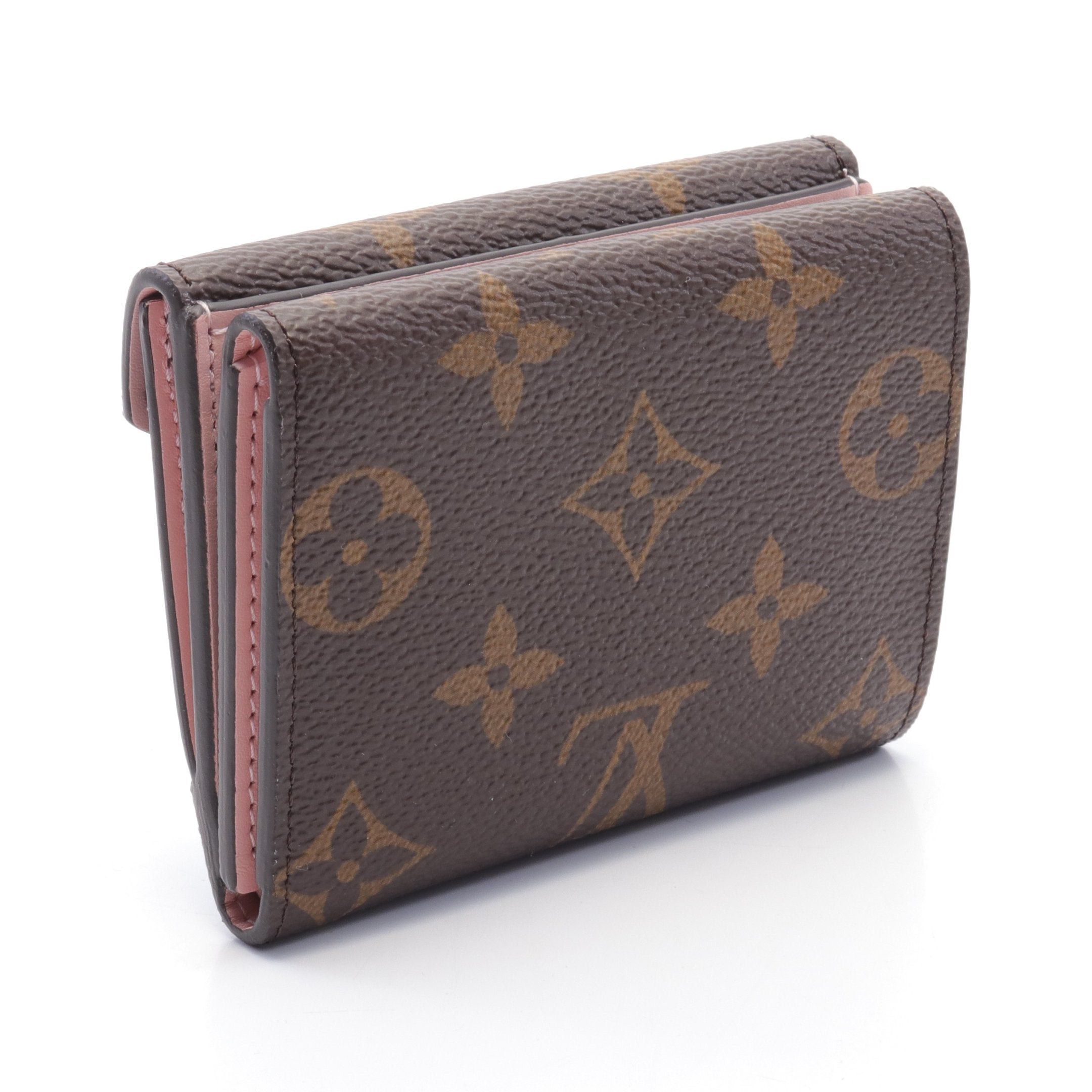 Louis Vuitton Louis Vuitton Portefeuil Celeste Monogram Rose Ballerina Trifold Wallet Brown Size ONE SIZE - 2 Thumbnail