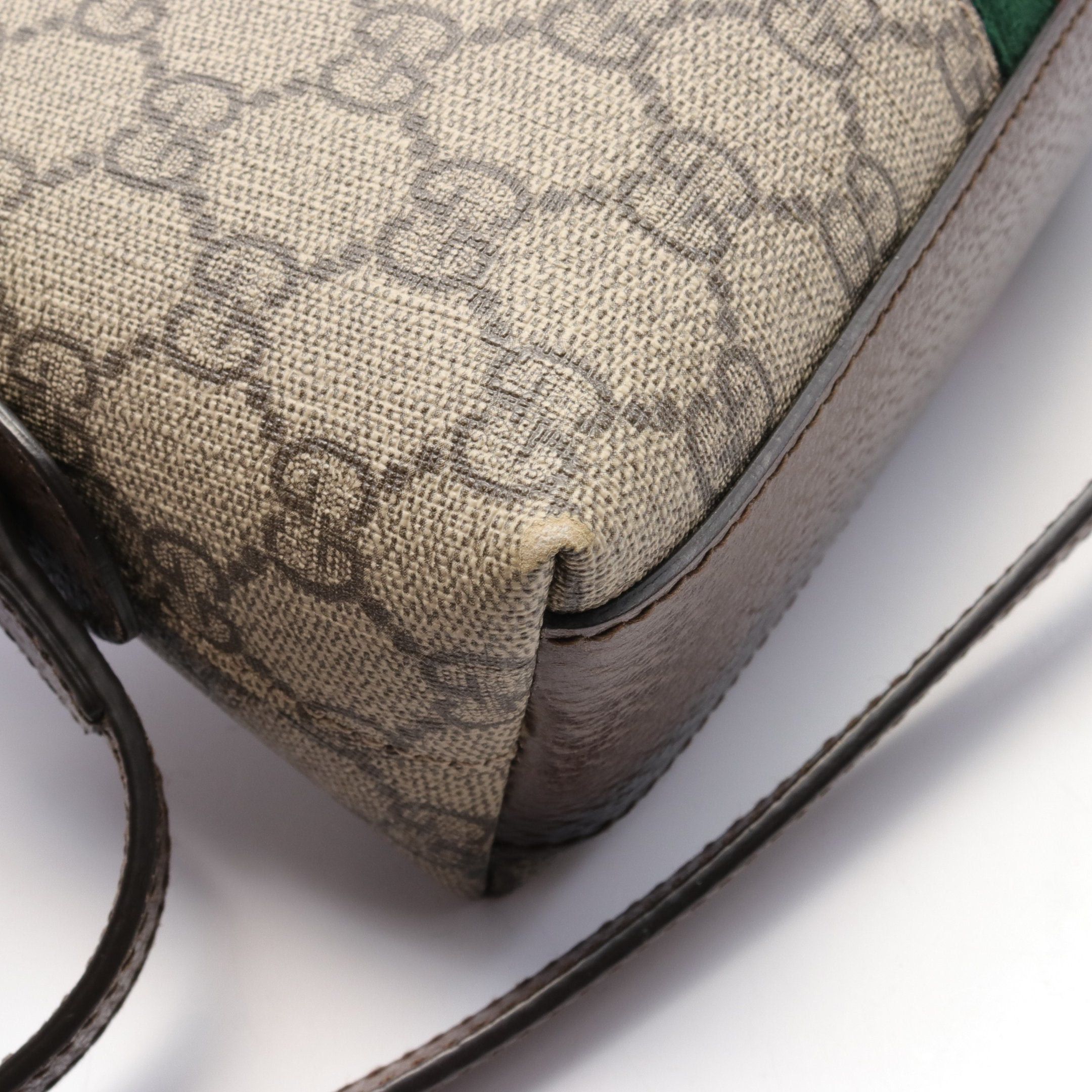 Gucci Gucci Ophidia Gg Supreme Shoulder Bag Leather Beige Dark Brown Multicolor Size ONE SIZE - 6 Thumbnail