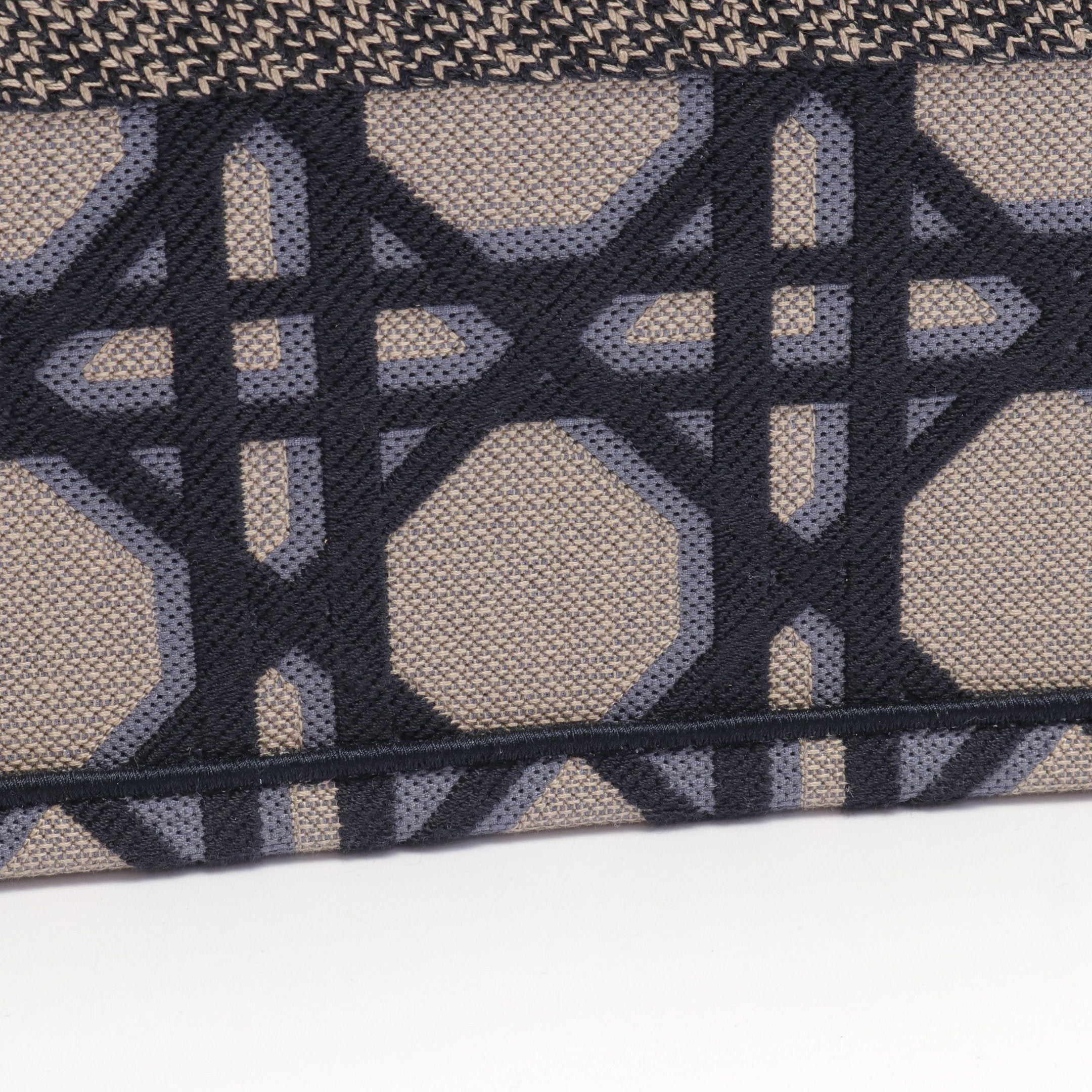 Dior Dior Book Tote Medium Canage Handbag Bag Canvas Navy Beige Size ONE SIZE - 7 Thumbnail