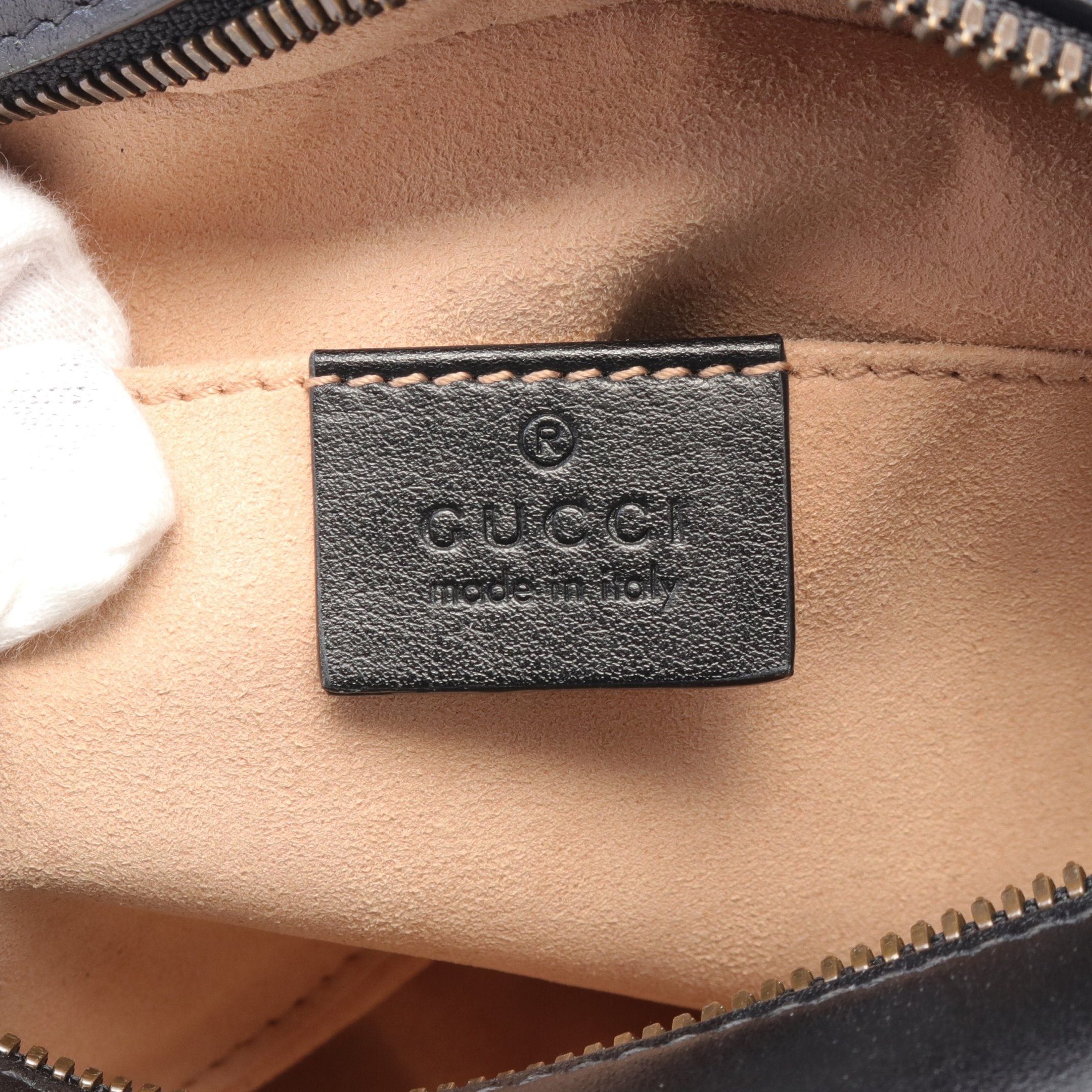 Gucci Gucci Gg Marmont Chain Shoulder Bag Leather Black Size ONE SIZE - 4 Thumbnail