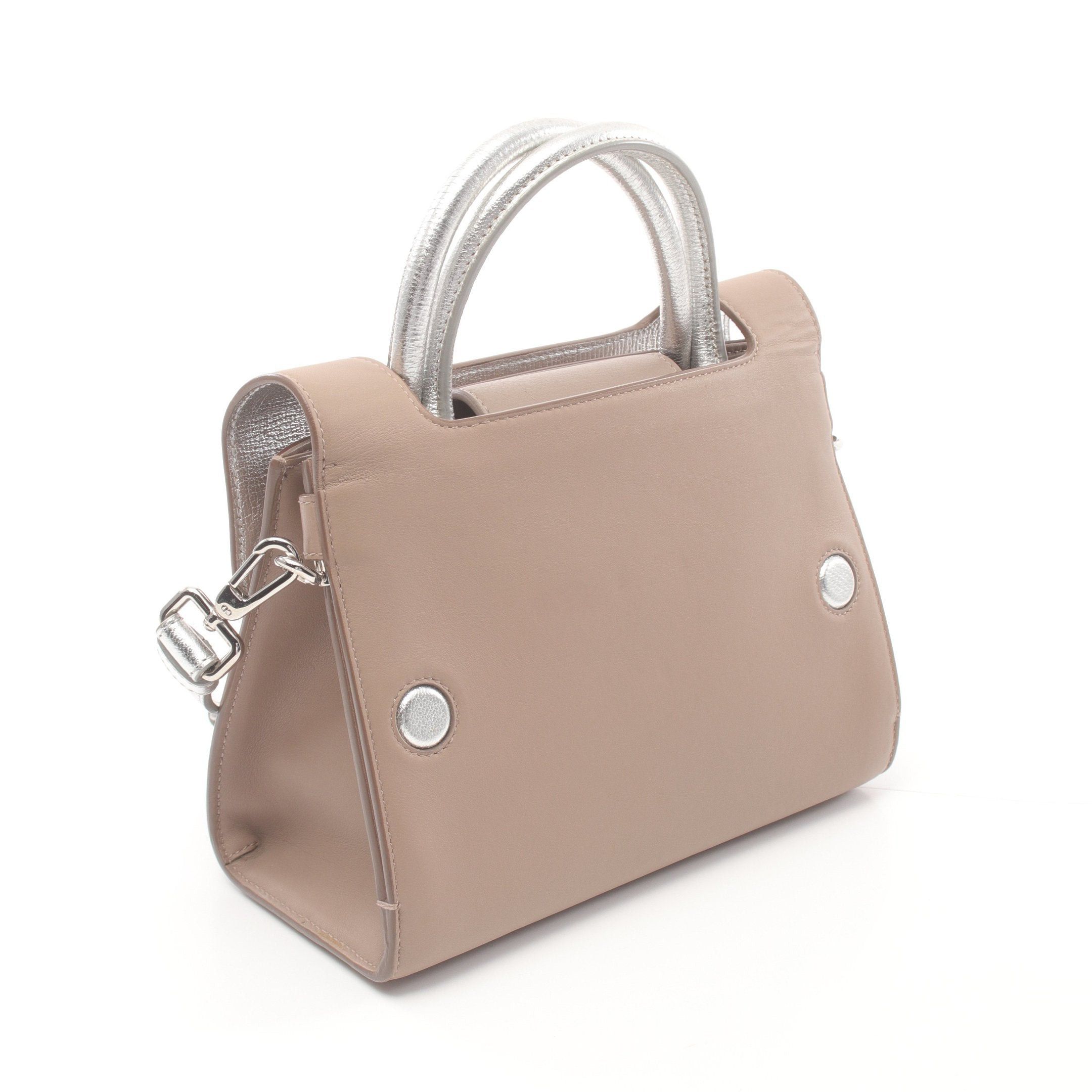 Dior Dior Ever Handbag Leather Gray Beige Silver Size ONE SIZE - 2 Thumbnail