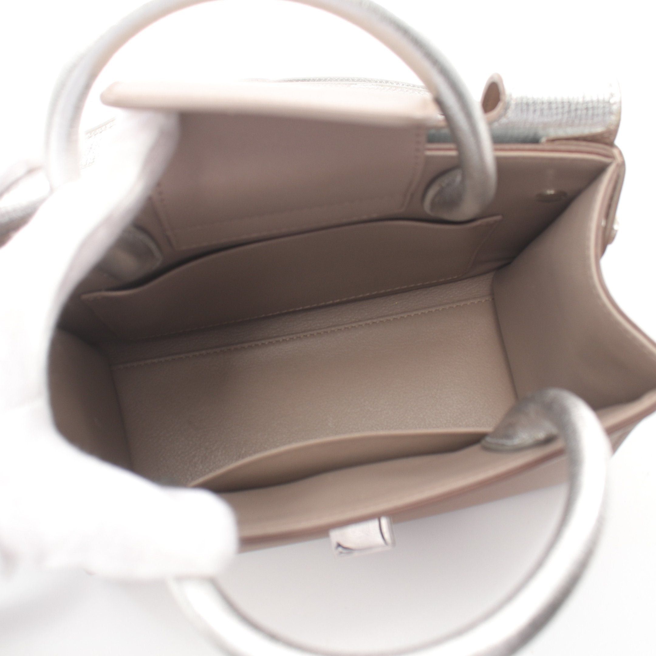 Dior Dior Ever Handbag Leather Gray Beige Silver Size ONE SIZE - 3 Thumbnail