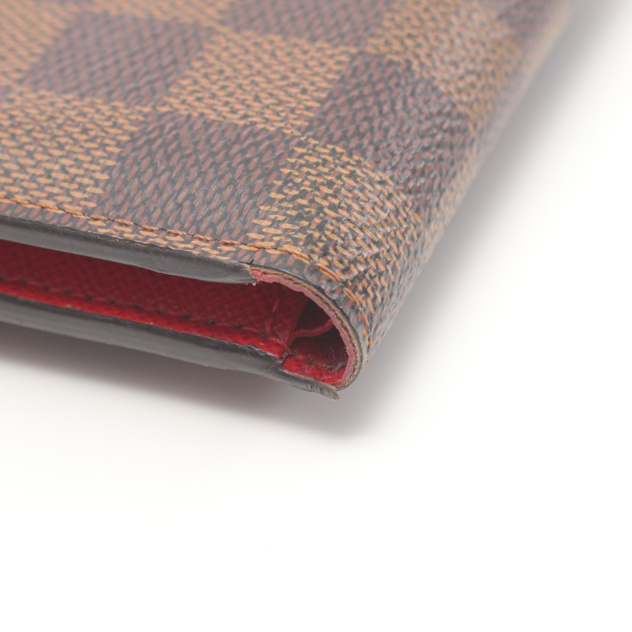 Louis Vuitton Louis Vuitton Portefeuil Victorine Damier Trifold Wallet Leather Brown Size ONE SIZE - 8 Thumbnail