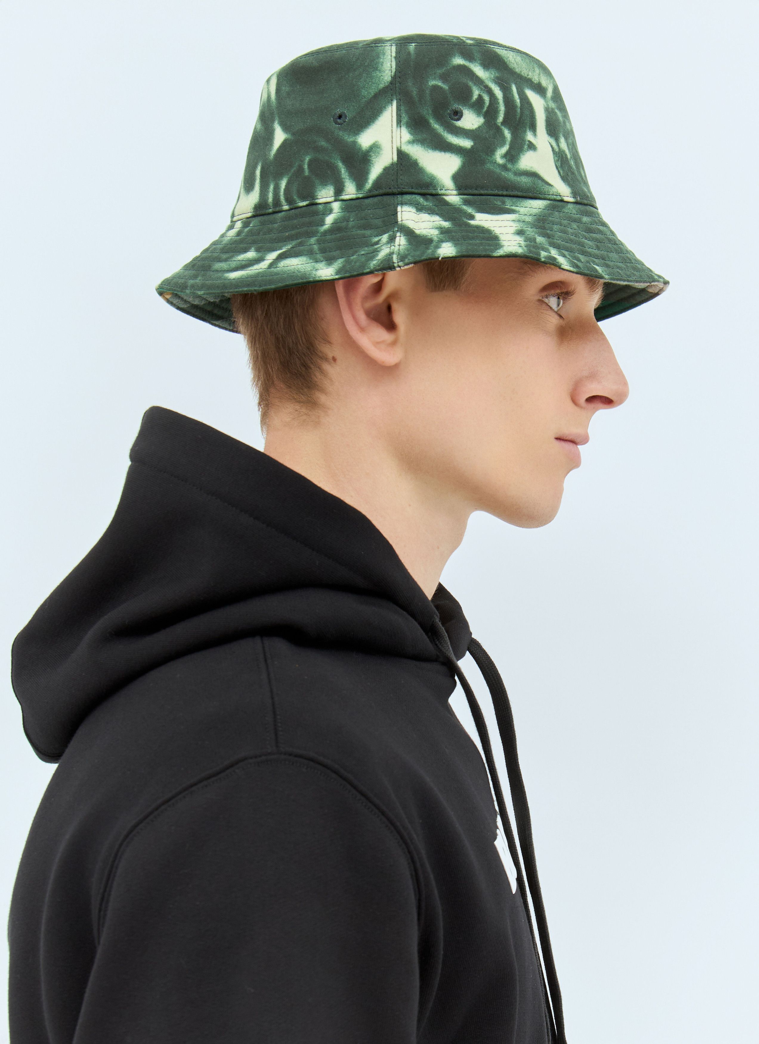 Burberry Rose Print Wax Bucket Hat Size ONE SIZE - 3 Thumbnail