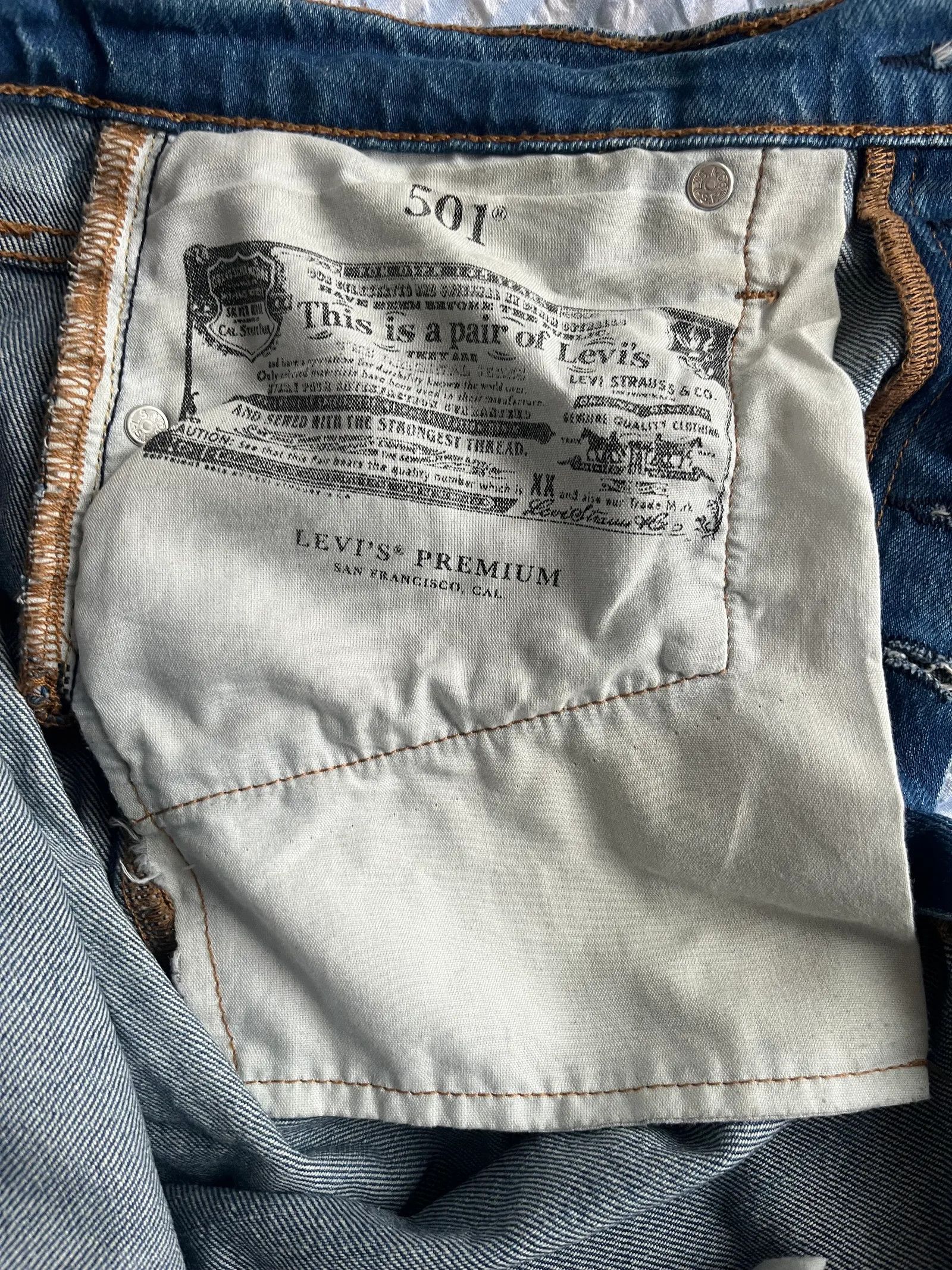 Levi's Levi's Levi’s 501 Jeans Size 29" - 2 Thumbnail